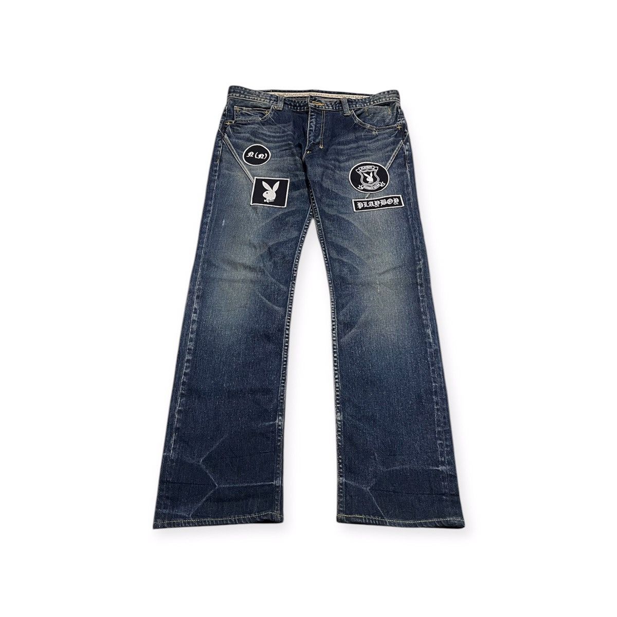 NUMBER (N)INE×PLAYBOY パッチワーク デニム Number (N)ine Playboy x Number Nine Patches Jeans | Grailed