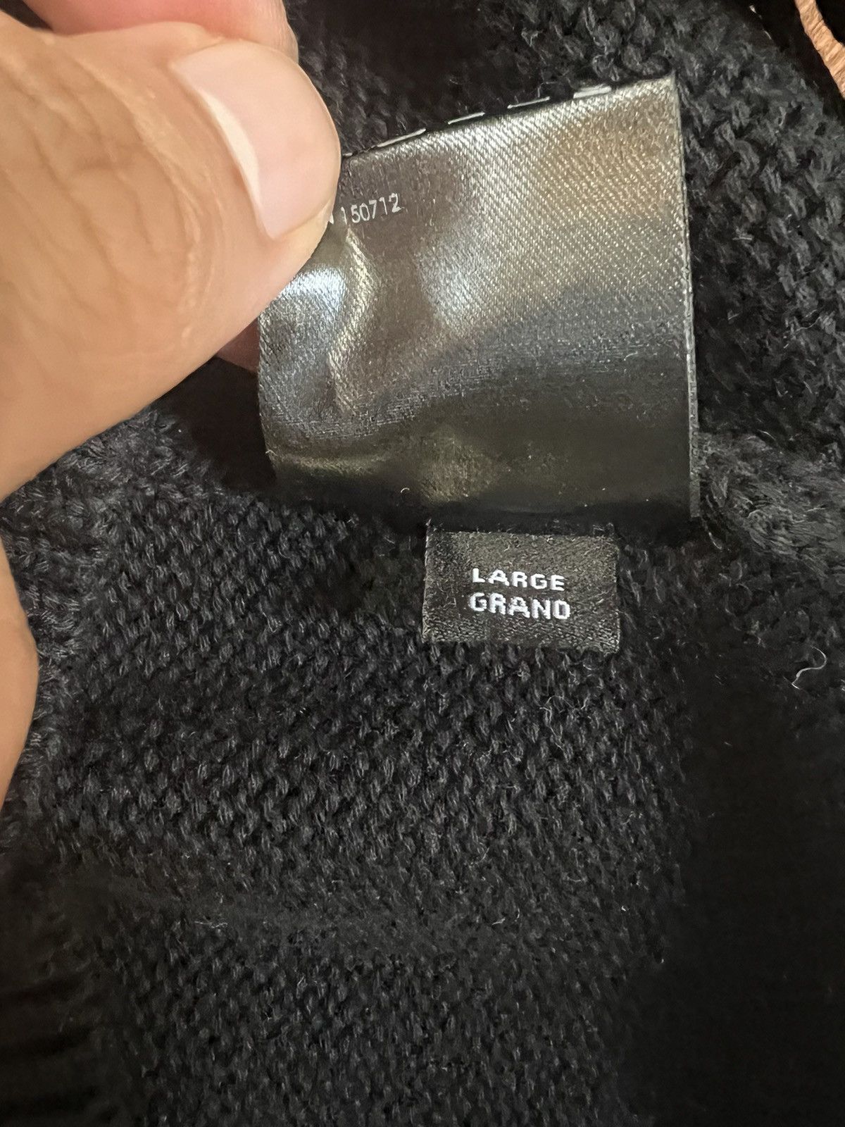 Amiri Amiri knitted amiri logo hoodie Size US L / EU 52-54 / 3 - 7 Thumbnail