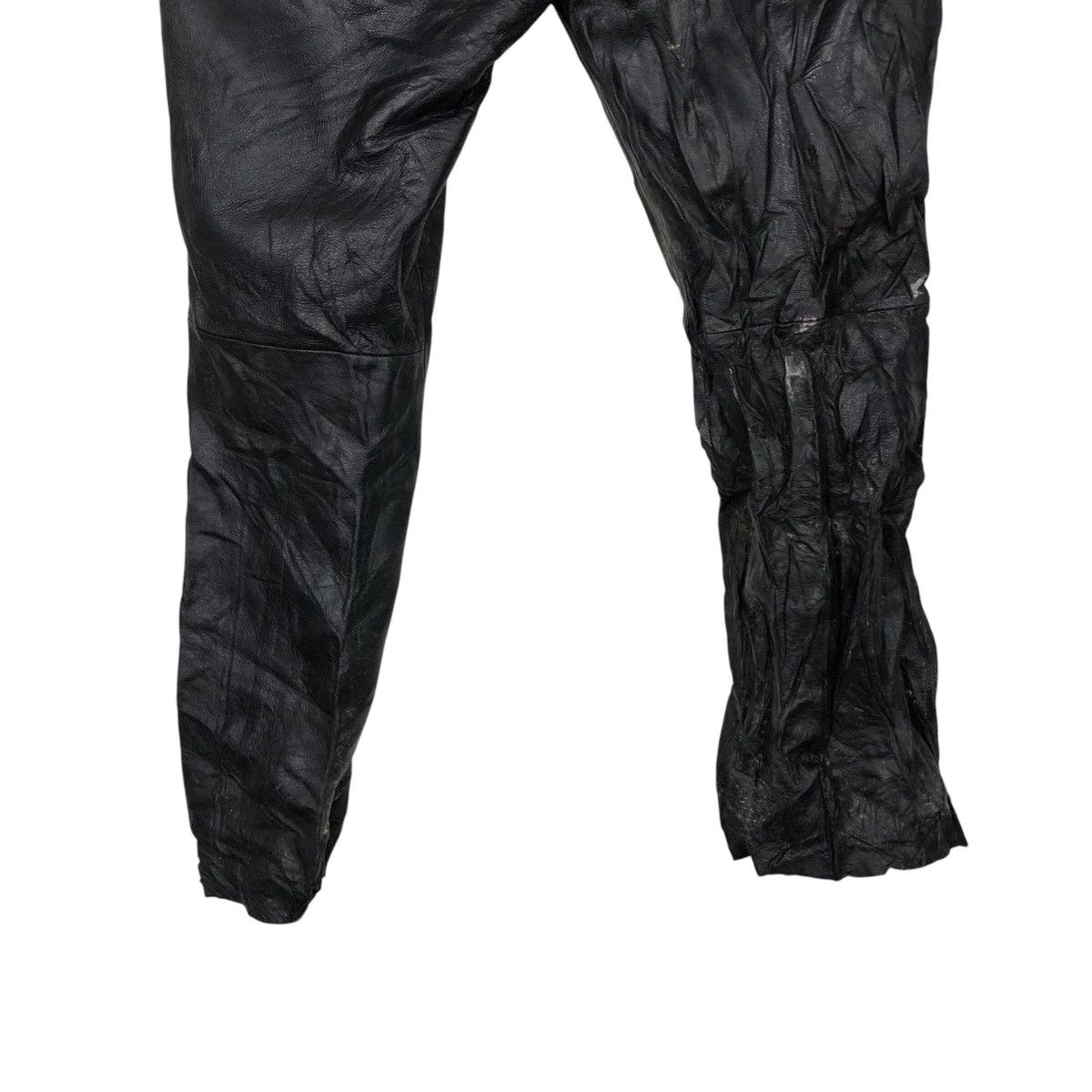 Japanese Brand Vintage Genuine Leather Pants Union Made C'emen IsseyMiyake Size US 34 / EU 50 - 12 Thumbnail