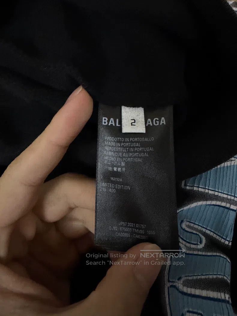 Balenciaga Balenciaga Vintage black limited edition portrait hoodie Size US M / EU 48-50 / 2 - 5 Thumbnail