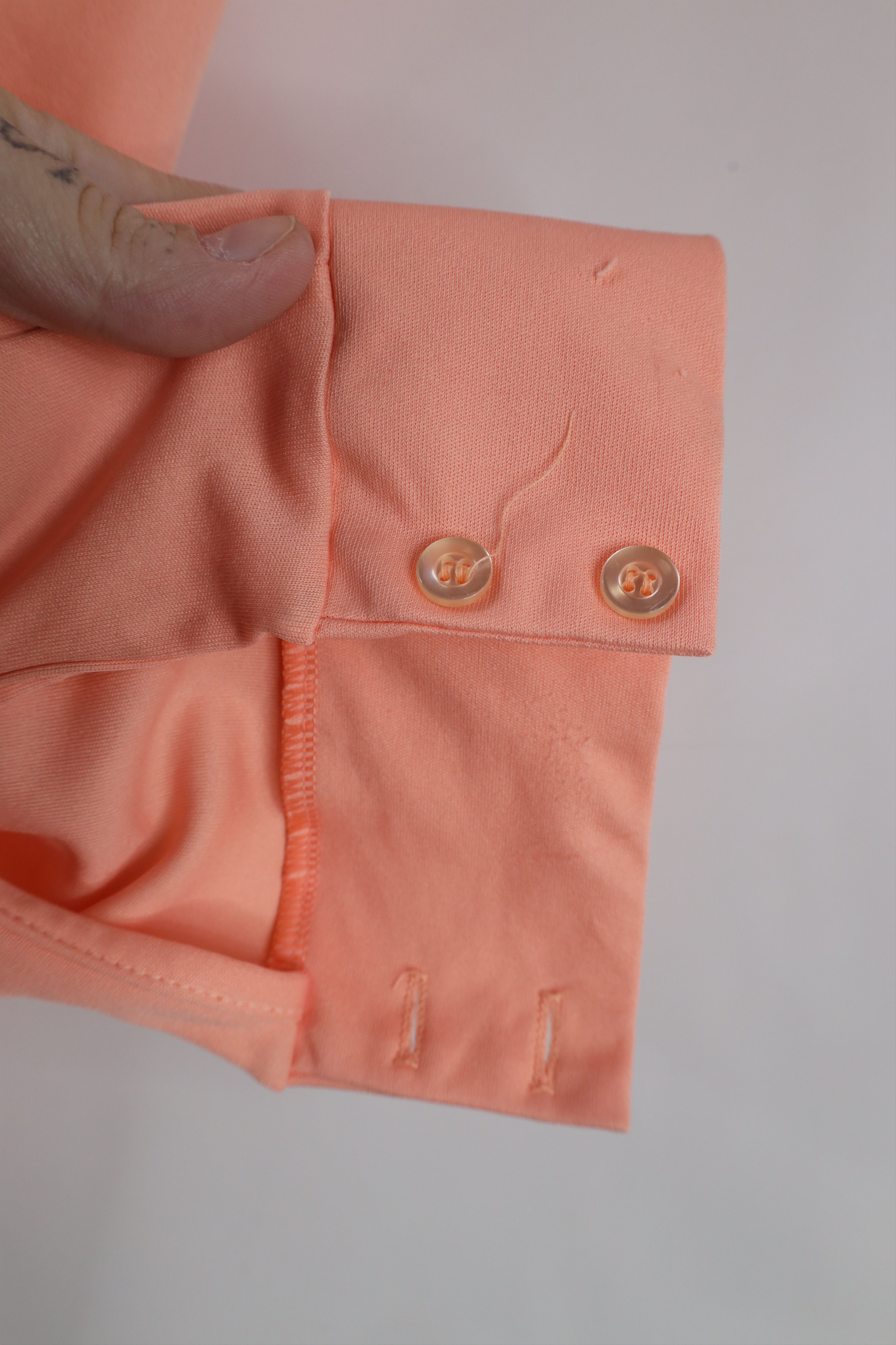 Vintage Vintage 70s Streetwear Pussybow Collared Shirt Pink USA Size XS / US 0-2 / IT 36-38 - 8 Thumbnail