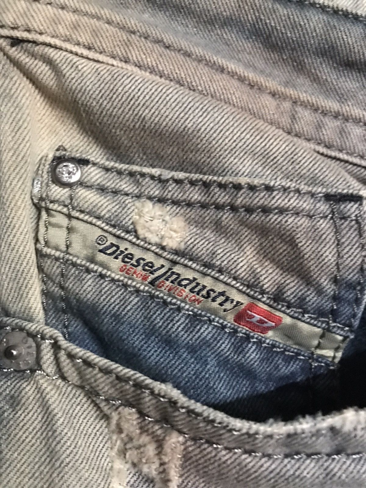 Diesel Diesel Thavar Slim Skinny Denim Jeans Size US 33 - 10 Thumbnail