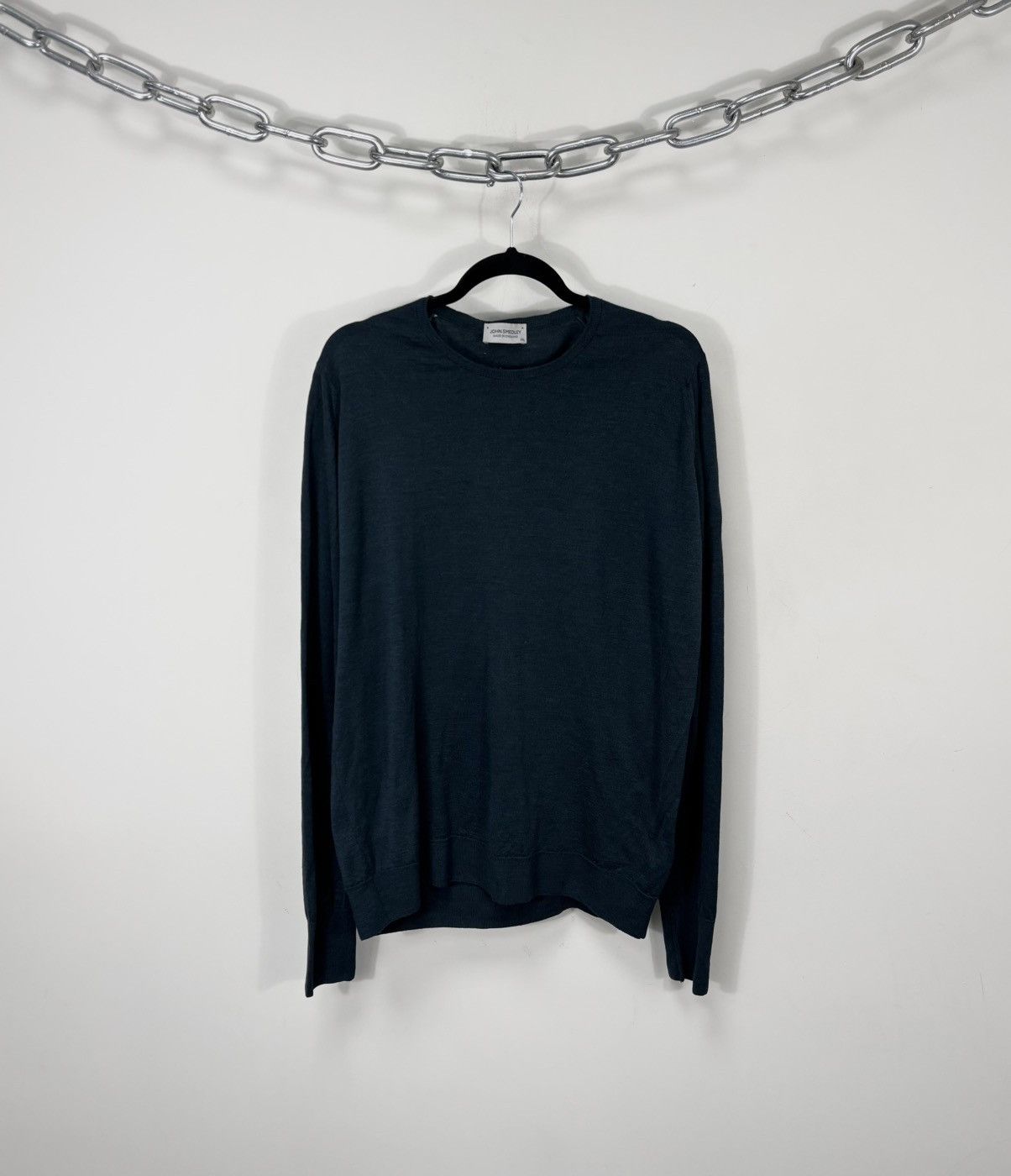 John Smedley John Smedley Men’s Dark Green Classic Wool Sweater Jumper Size US XXL / EU 58 / 5 - 1 Thumbnail