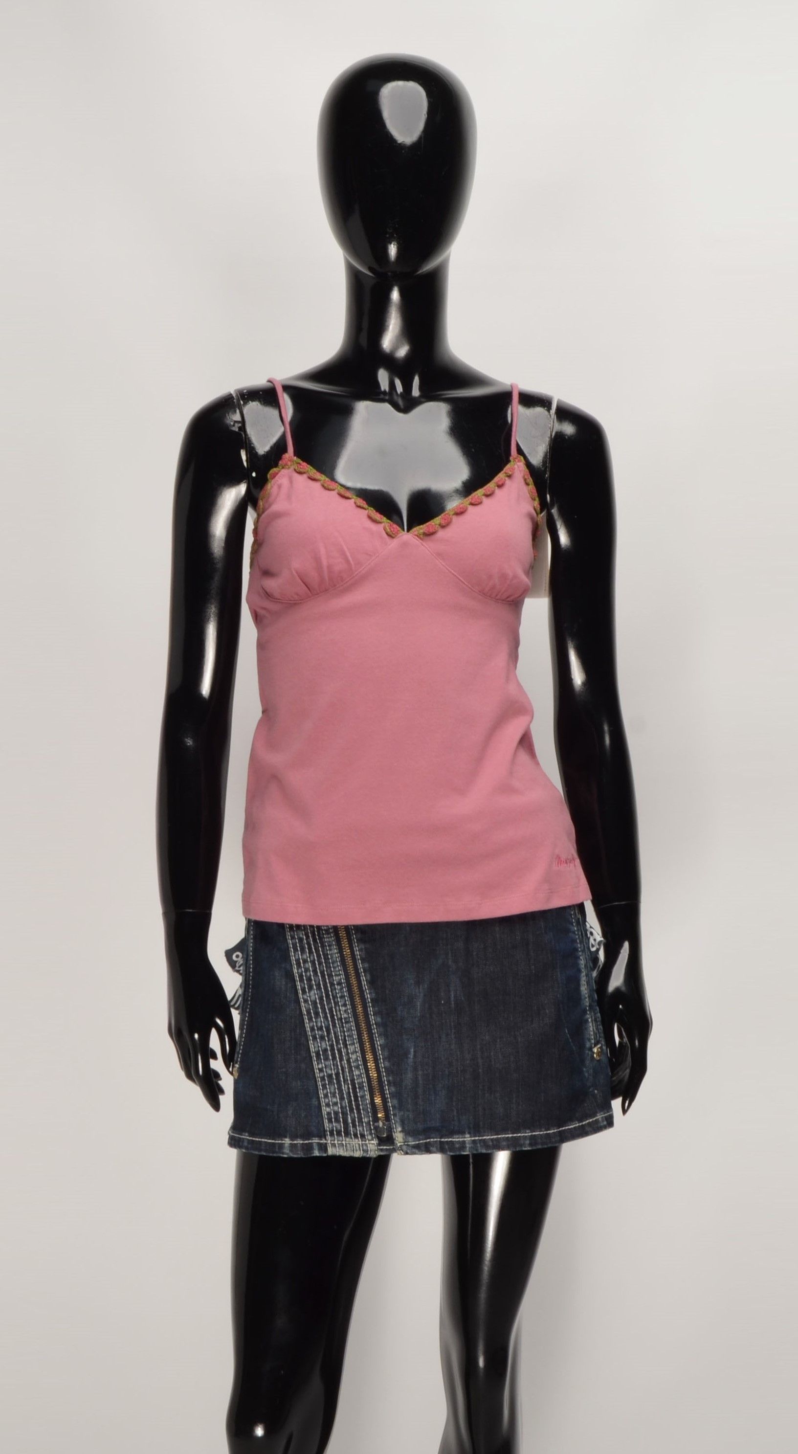 Miss Sixty Miss Sixty Y2K Fairy Baby Doll Pink Cami Top Size M / US 6-8 / IT 42-44 - 1 Thumbnail