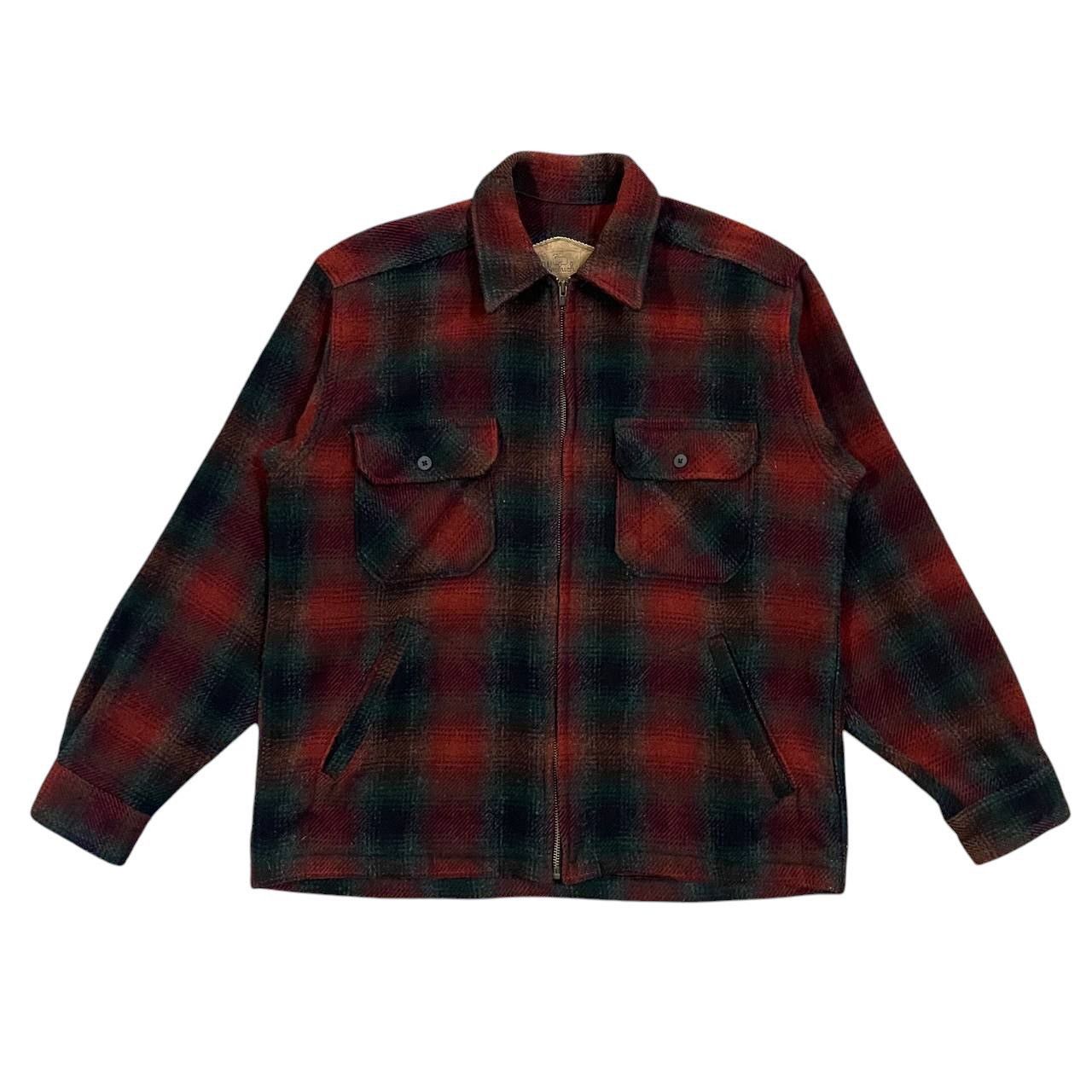 Woolrich Woolen Mills Vintage 80’s Woolrich Wool Flannel Jacket Zip Up Size US M / EU 48-50 / 2 - 1 Thumbnail