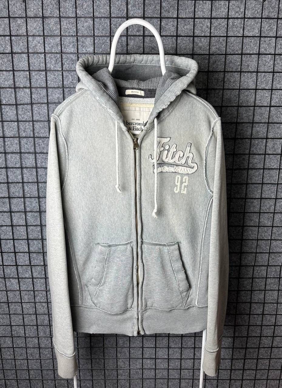 Abercrombie & Fitch × Vintage Vintage Abercombie Fitch zip hoodie retro size Medium Size US M / EU 48-50 / 2 - 1 Thumbnail