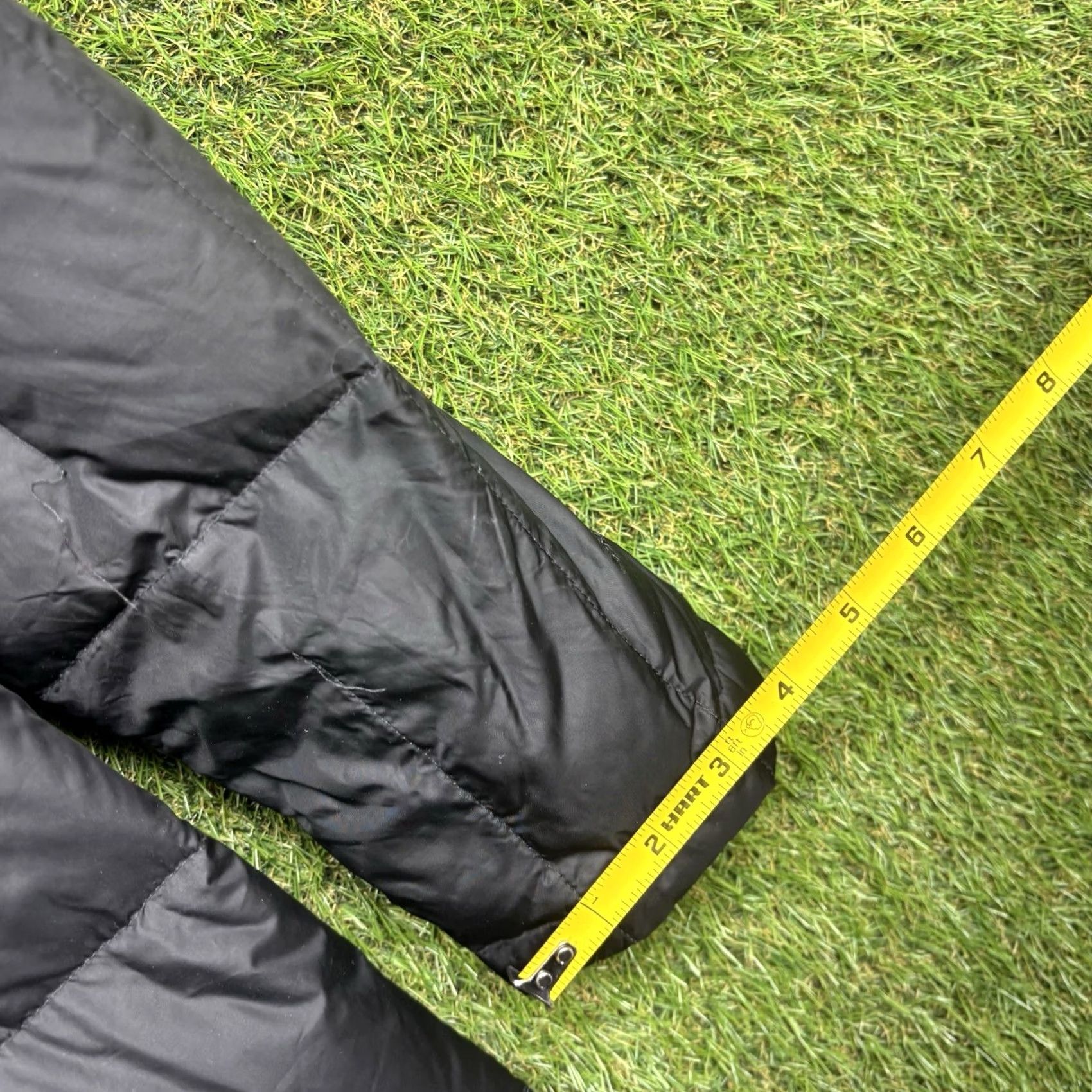 The North Face The North Face Metropolis Puffer Jacket Womens Medium 600 Down Parka Hiking Nylon Softshell Hooded Removable Hood Logo Black Long Coat Size M / US 6-8 / IT 42-44 - 3 Thumbnail