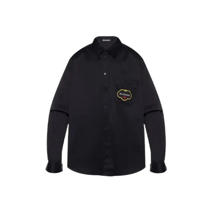 Balenciaga Balenciaga Long Sleeve Logo Shirt for Men Size US M / EU 48-50 / 2 - 1 Thumbnail