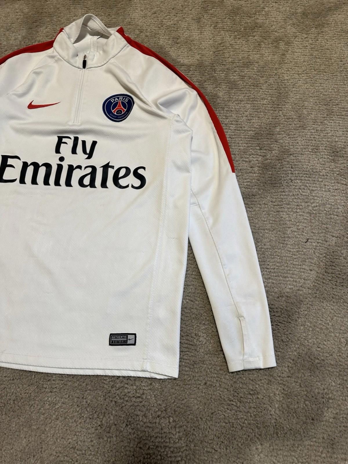 Nike FC PARIS SAINT GERMAIN 2016/2017 PSG SOCCER FOOTBALL SHIRT Size US S / EU 44-46 / 1 - 3 Thumbnail