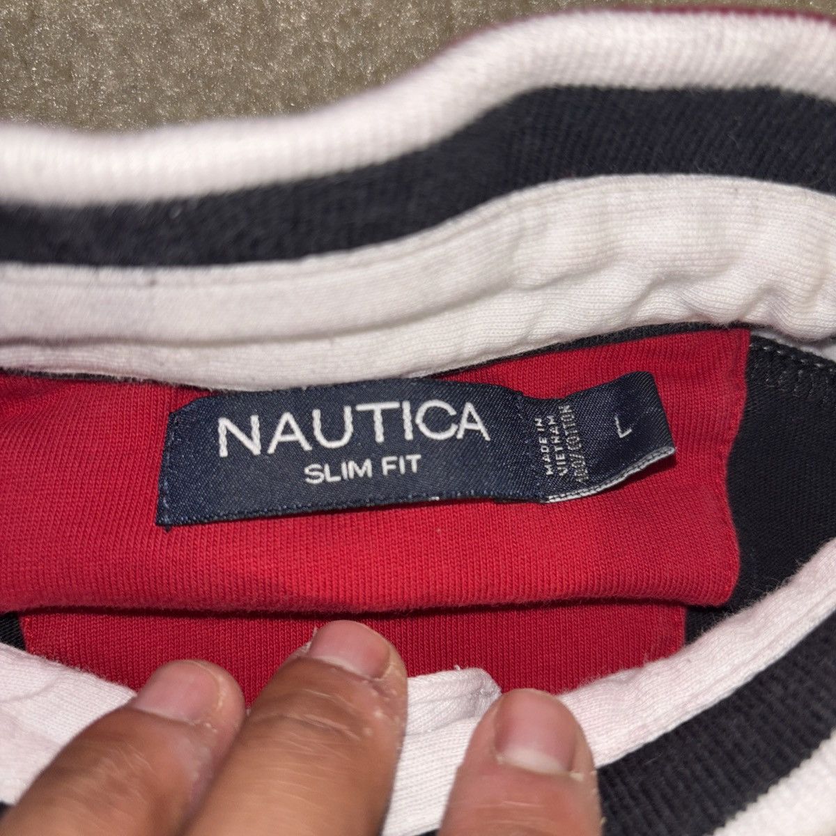 Nautica Nautica Canada Sailing Shirt Mens Large Red Size US L / EU 52-54 / 3 - 3 Thumbnail
