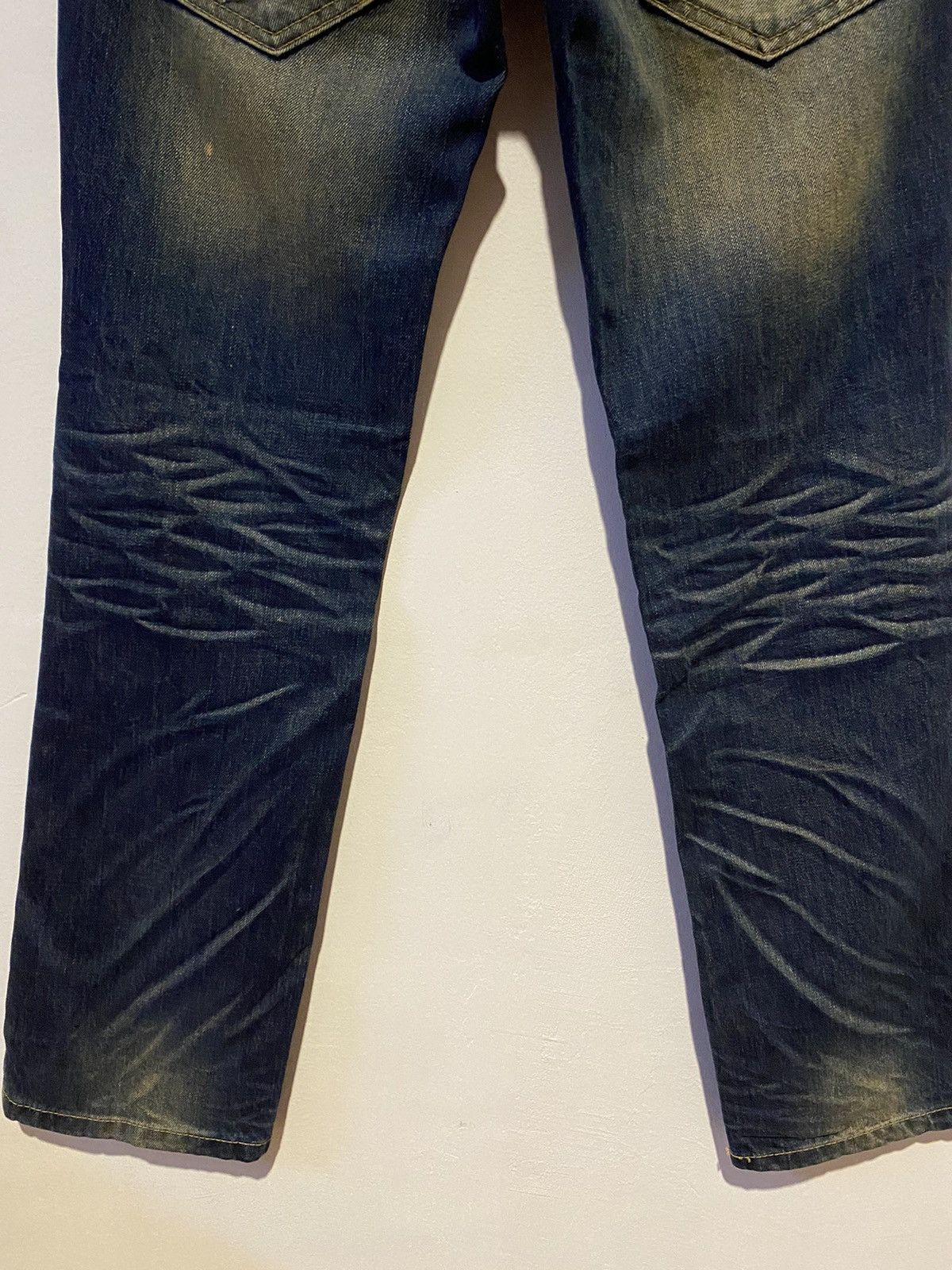 Japanese Brand × Tornado Mart Distressed Yoshitomo Nara X Lolita Cross Low Rise Jeans Size US 28 / EU 44 - 8 Thumbnail