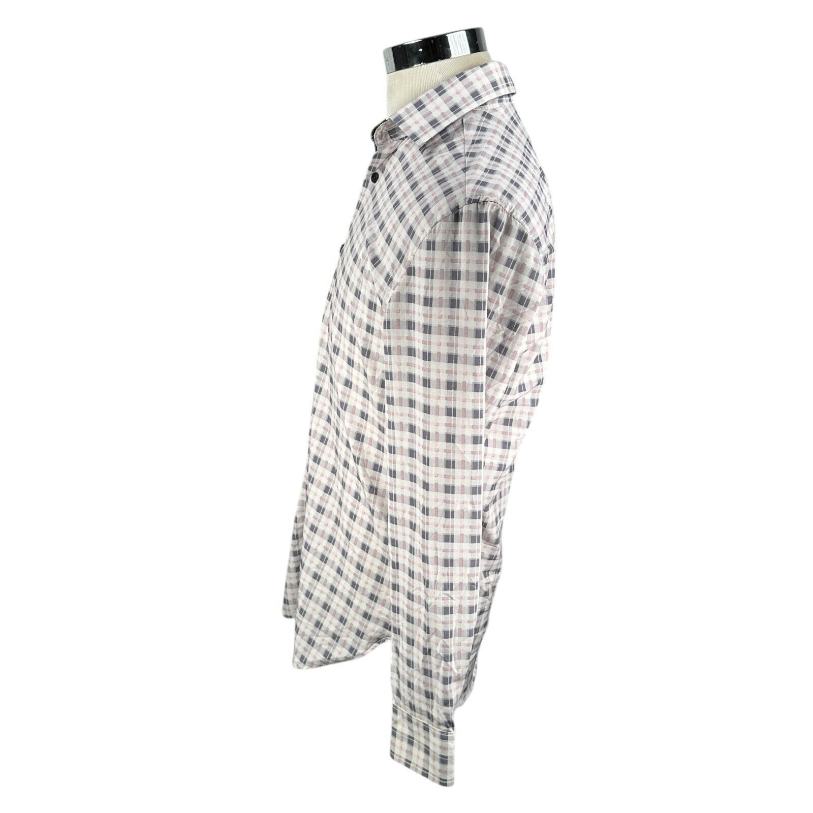 Other WRK 4-Way Stretch Dress Shirt Men’s 15.5 White Gray Pink Size US M / EU 48-50 / 2 - 4 Thumbnail