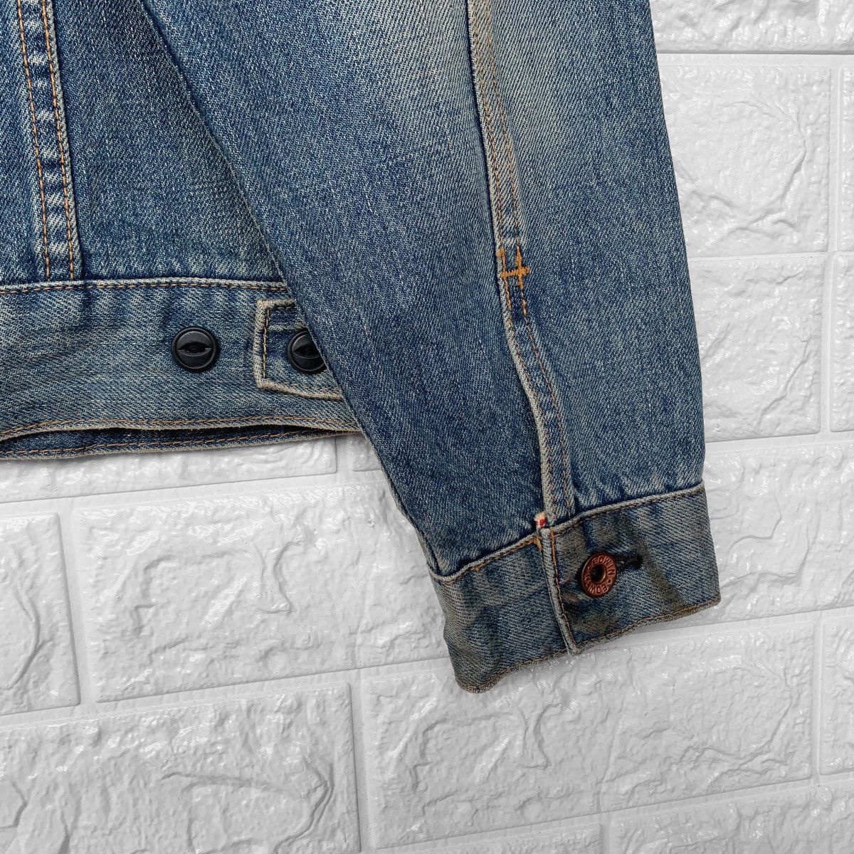 Edwin Vintage Selvedge Edwin 5550 Trucker Denim Jacket Size US S / EU 44-46 / 1 - 12 Thumbnail