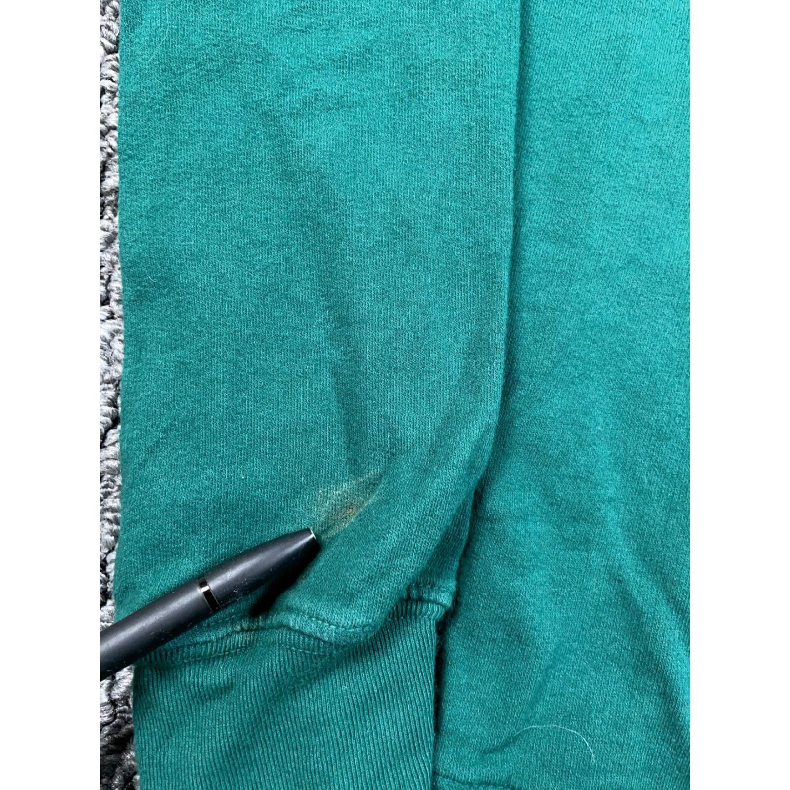 Vintage Peloton Lightweight Embroidered Sweatshirt Women Large Green Crewneck USA Made Size L / US 10 / IT 46 - 5 Thumbnail