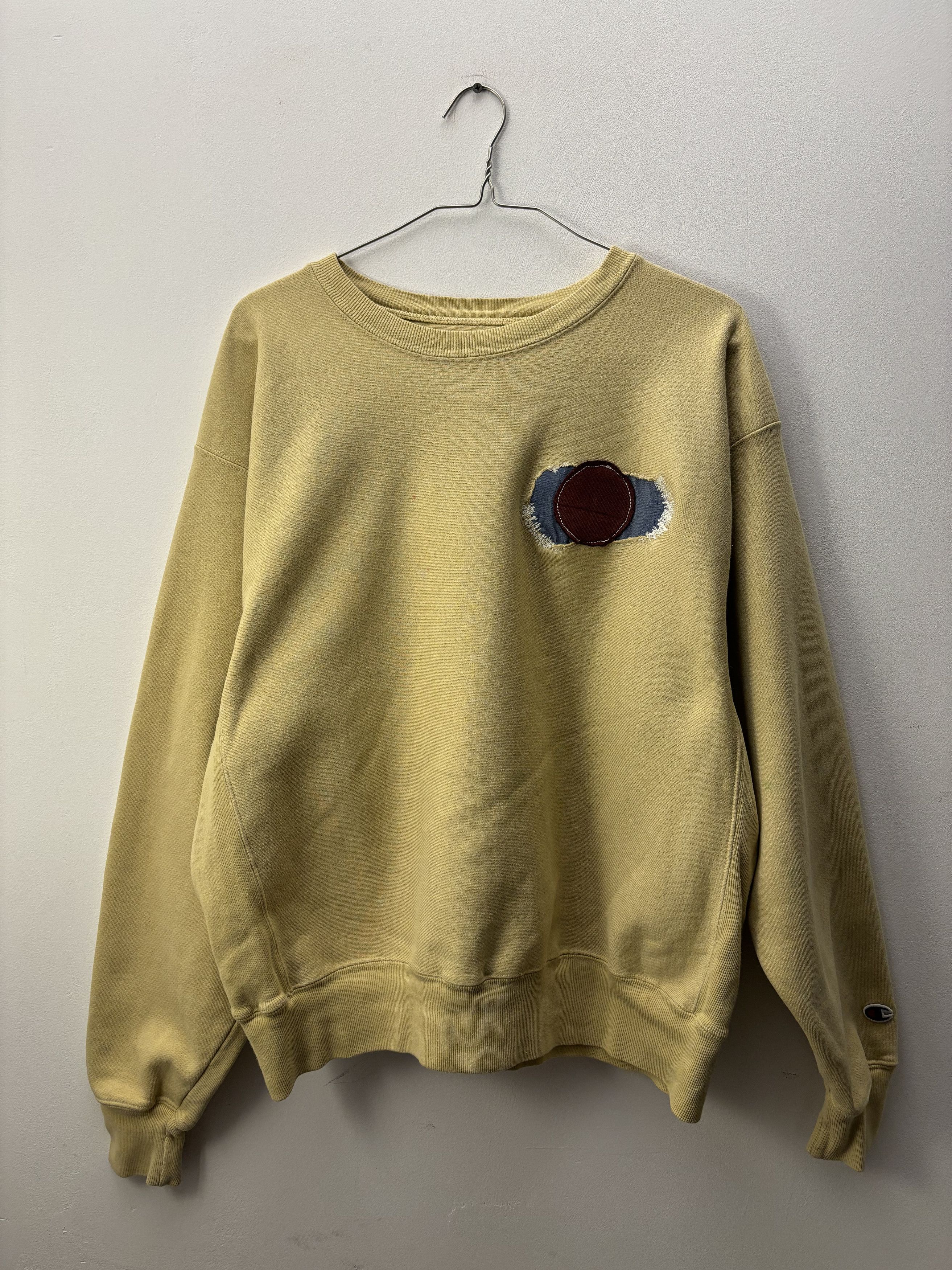 Champion × Japanese Brand Vintage Champion Reverse Weave Patched Sweatshirt Size US L / EU 52-54 / 3 - 1 Thumbnail
