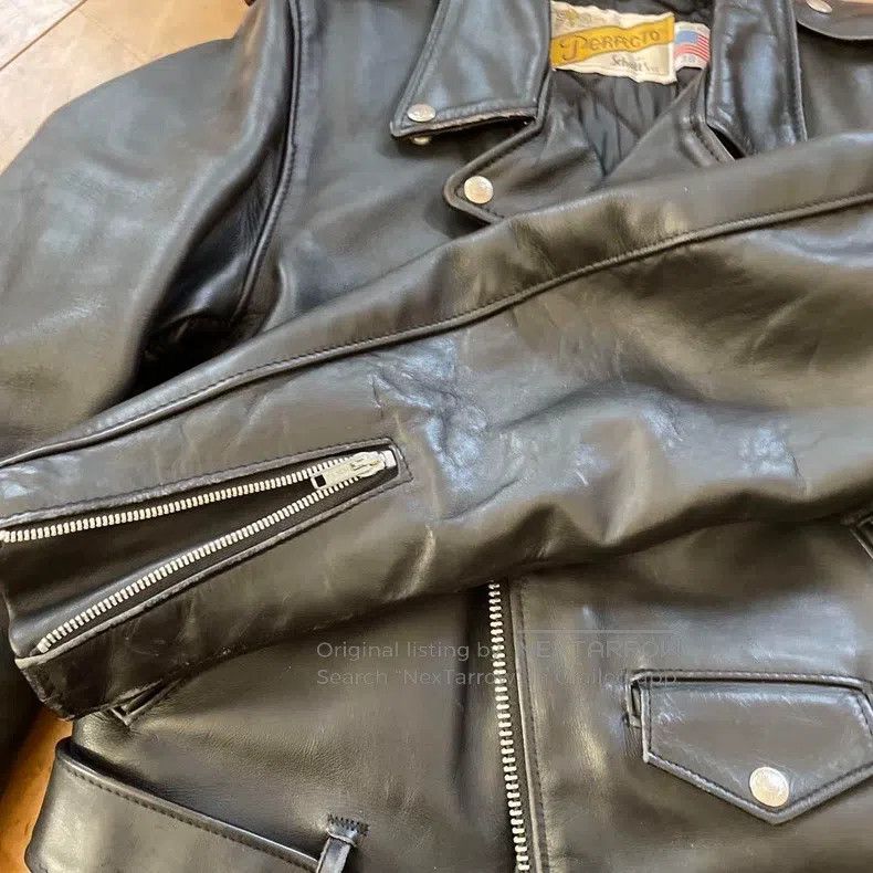 Schott Schott Motorcycle leather jacket Punk leather jacket Size US XS / EU 42 / 0 - 4 Thumbnail
