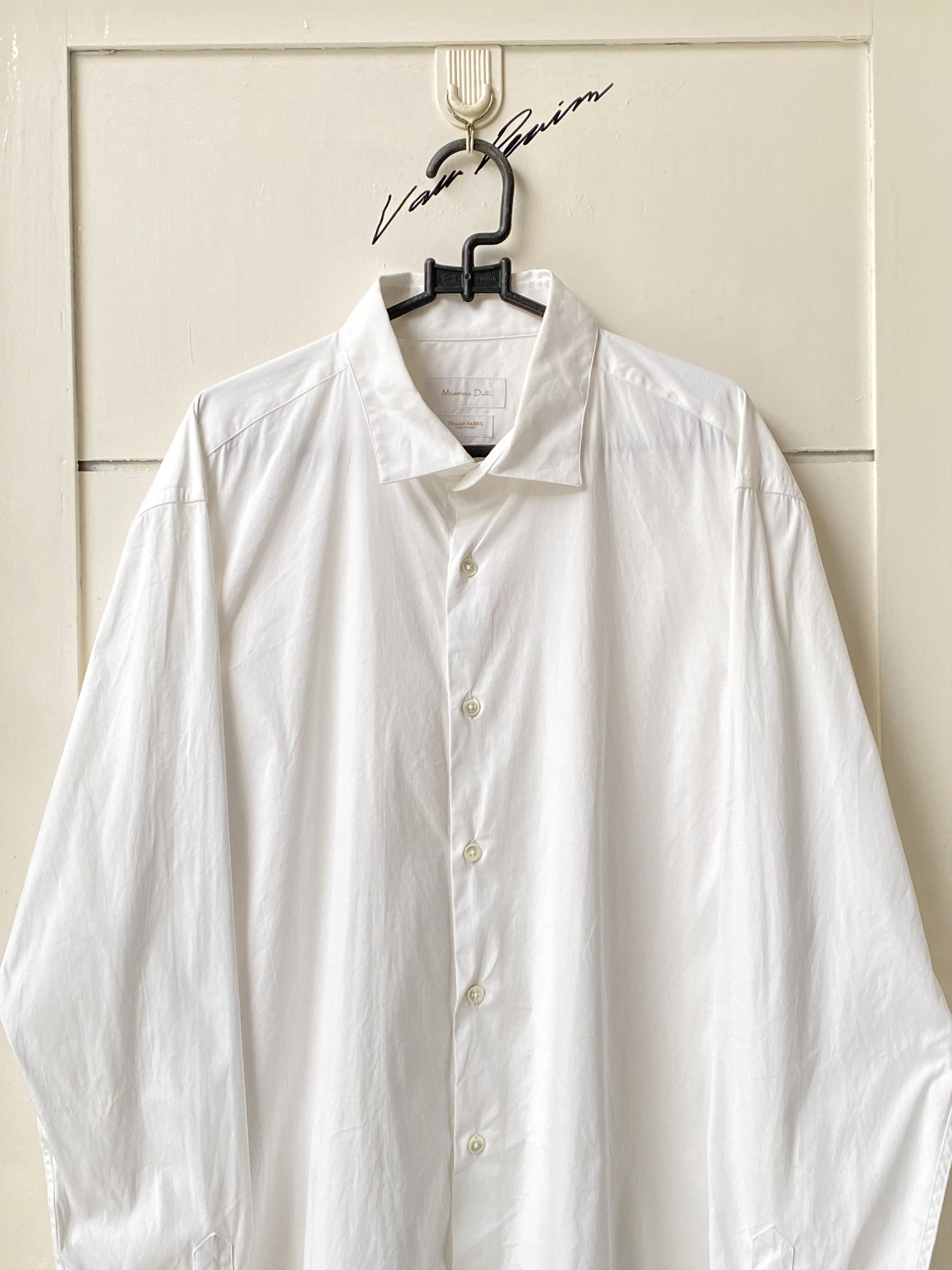 Massimo Dutti MASSIMO DUTTI White Shirt Size US L / EU 52-54 / 3 - 2 Thumbnail