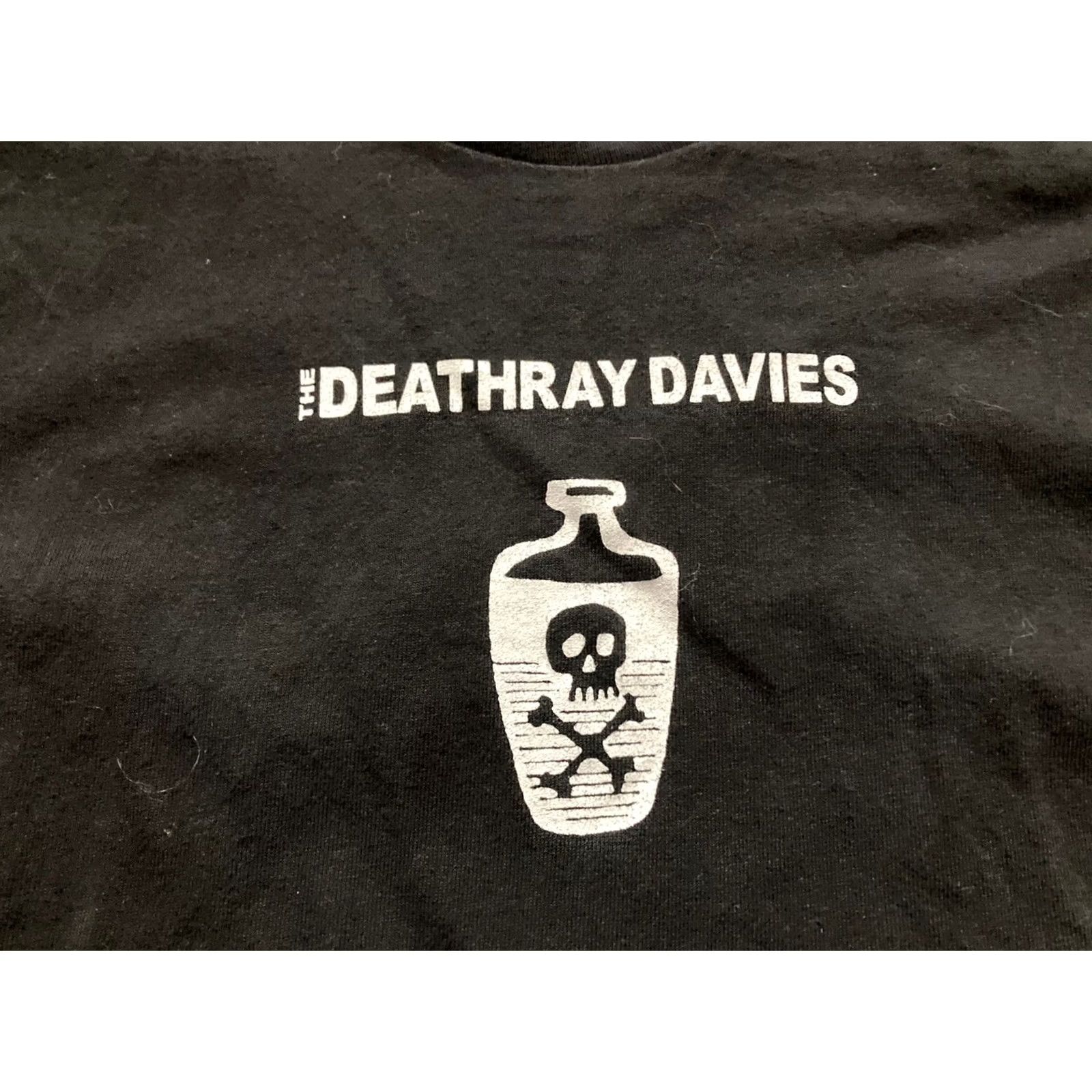 Hanes VINTAGE Deathray Davies Indie Rock Band T-Shirt Men Size Small Heavyweight Black Cotton Hanes Rock Music Tour S Size US S / EU 44-46 / 1 - 2 Thumbnail