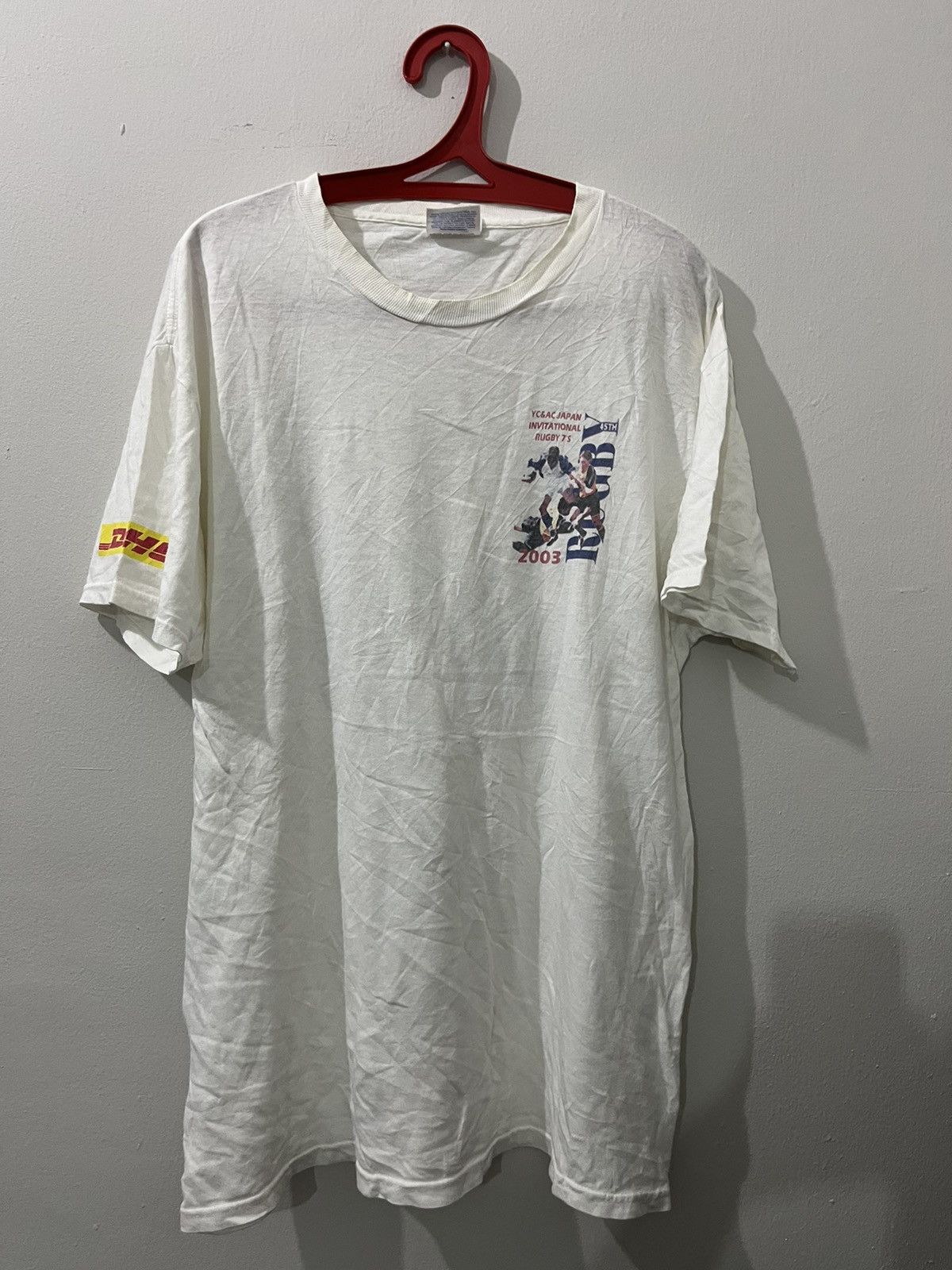 DHL 🔥Y2K YC & AC Japan Invitation Rugby Event tees Size US M / EU 48-50 / 2 - 5 Thumbnail