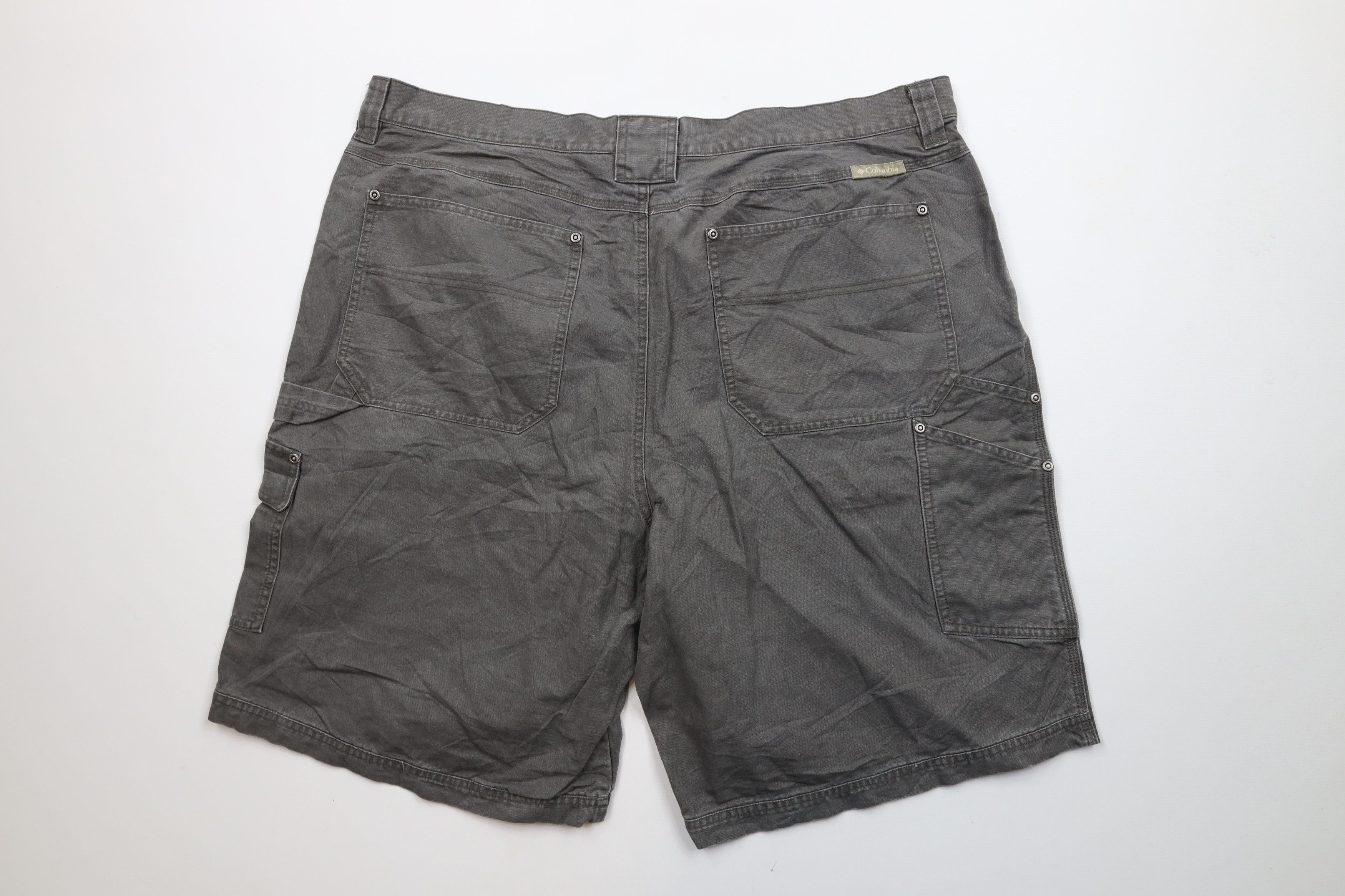 Columbia × Vintage Vintage Columbia Spell Relaxed Fit Canvas Cargo Shorts Gray Size US 42 / EU 58 - 7 Thumbnail