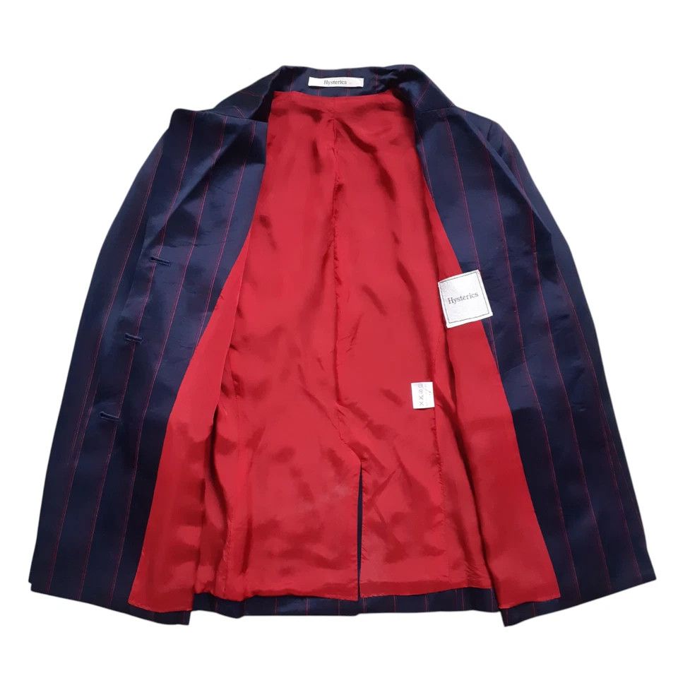 Hysteric Glamour Vintage Hysteric Glamour Blazer Women size free Pinstripe Size S / US 4 / IT 40 - 5 Thumbnail