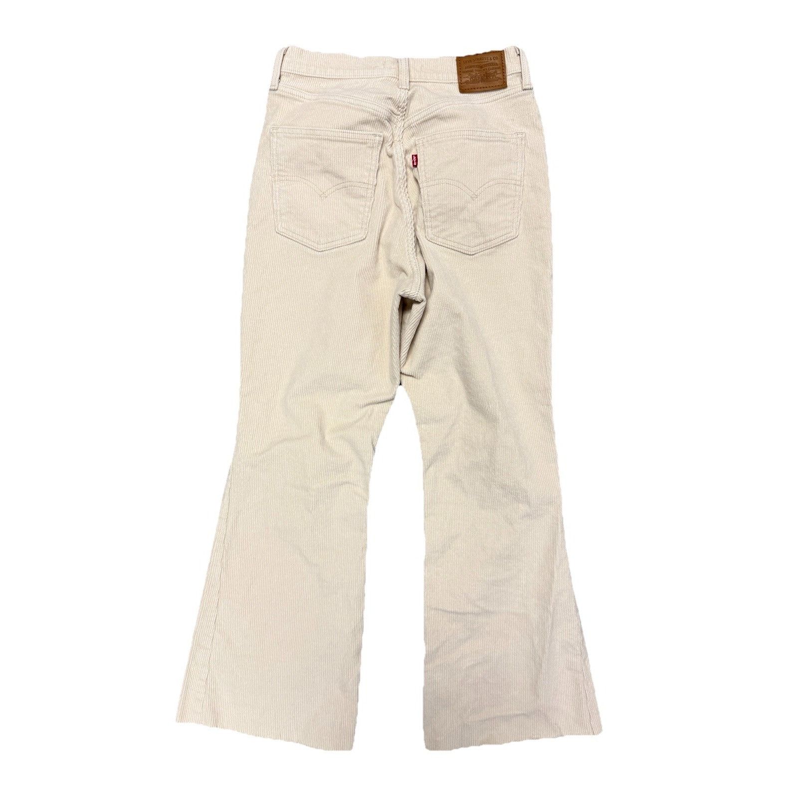 Levi's Levi's 70s High Flare Corduroy Pants Womens 29 Cream LVC Size 29" - 2 Thumbnail