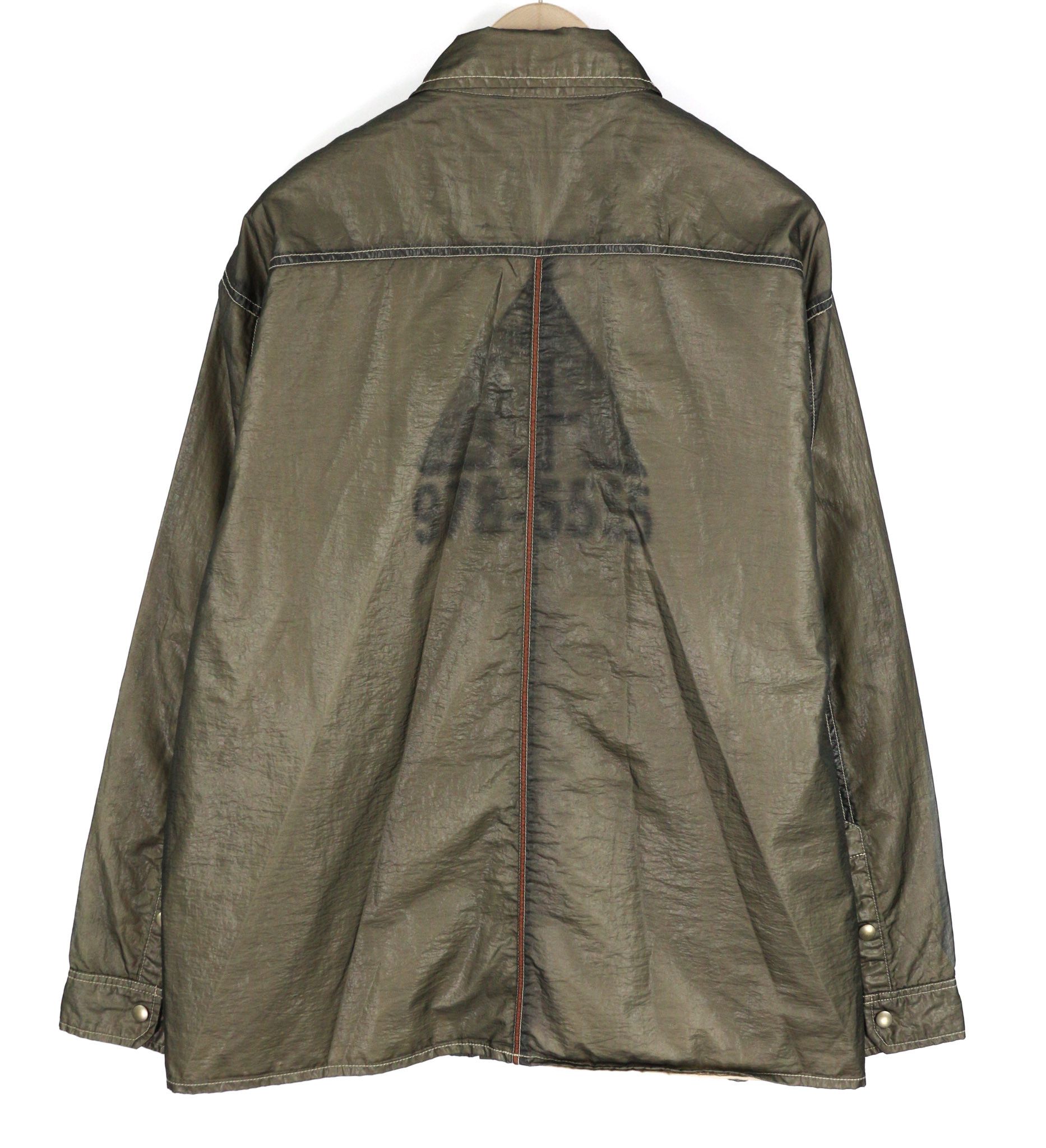 Diesel S-U24 L Snap Buttons Shiny Polo Neck Jacket 81737 Size US L / EU 52-54 / 3 - 2 Thumbnail