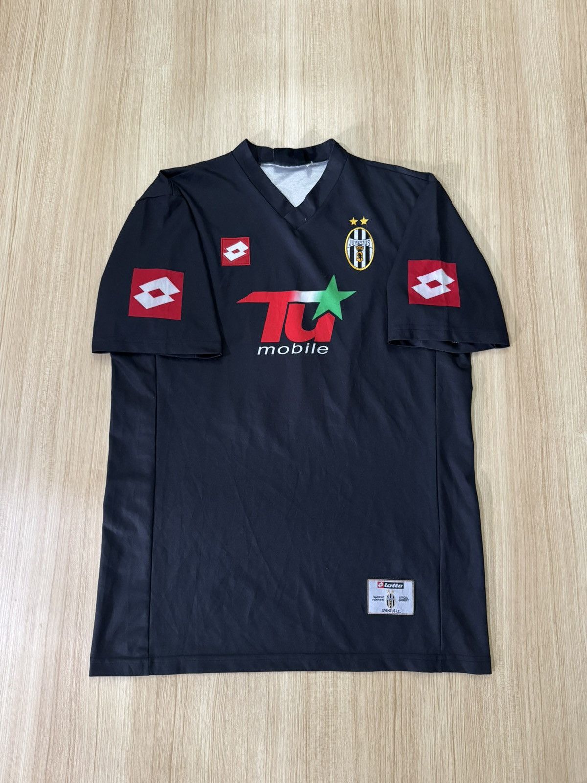 Lotto Sport JUVENTUS AWAY JERSEY FROM 2001-2002 SEASON BY LOTTO 🔥RARE🔥 Size US XL / EU 56 / 4 - 1 Thumbnail