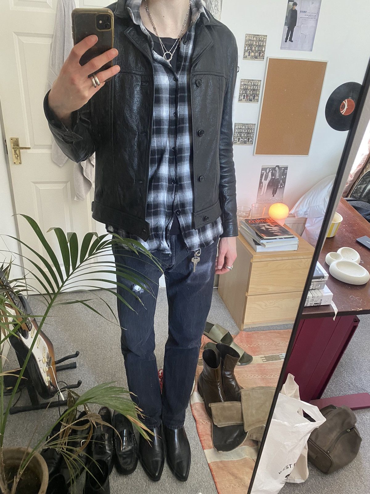 Saint Laurent Paris Saint Laurent FW15 wool blend flannel Size US M / EU 48-50 / 2 - 2 Thumbnail