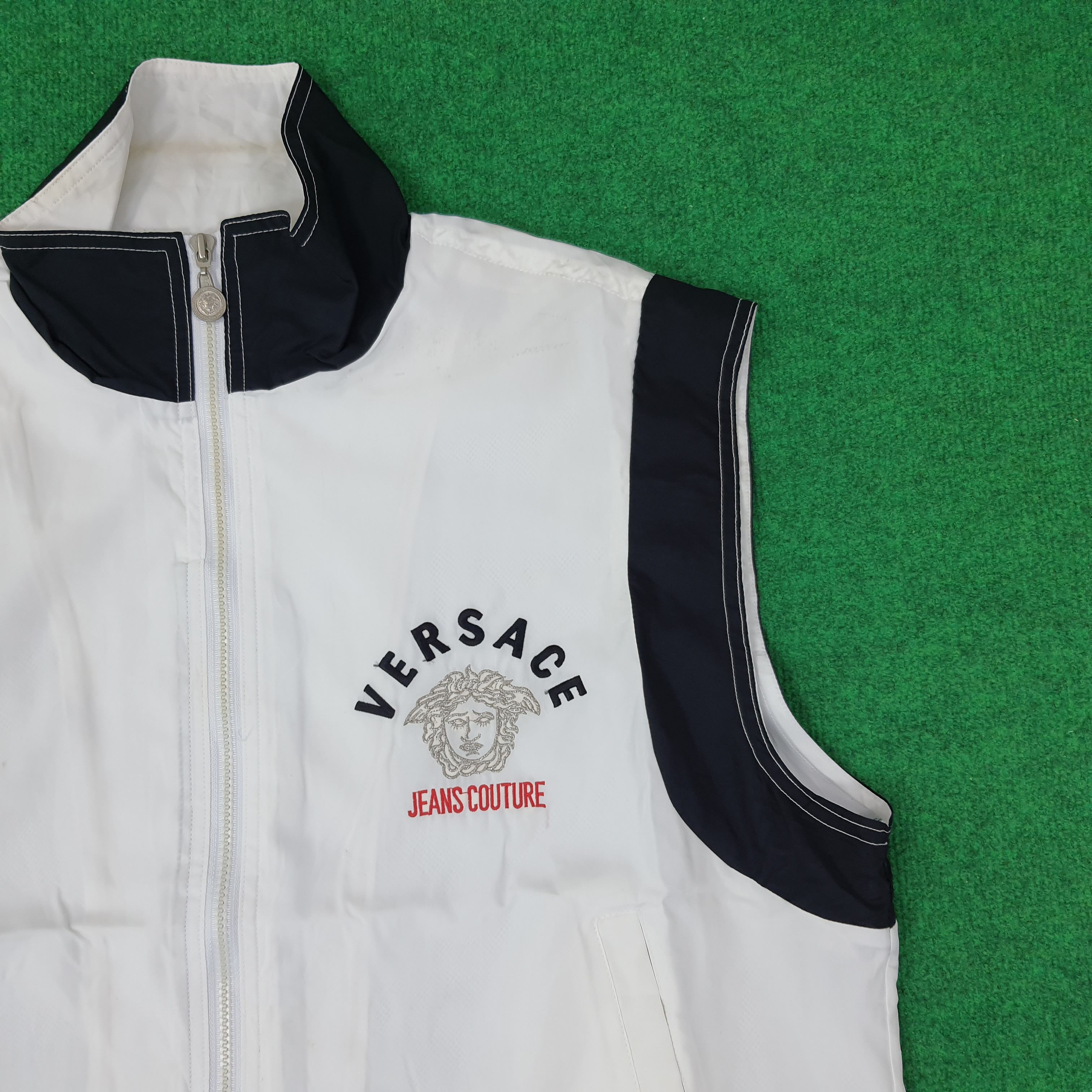 Versace Jeans Couture Vintage Versace Jeans Couture Vests C247N7 Size US XL / EU 56 / 4 - 2 Thumbnail