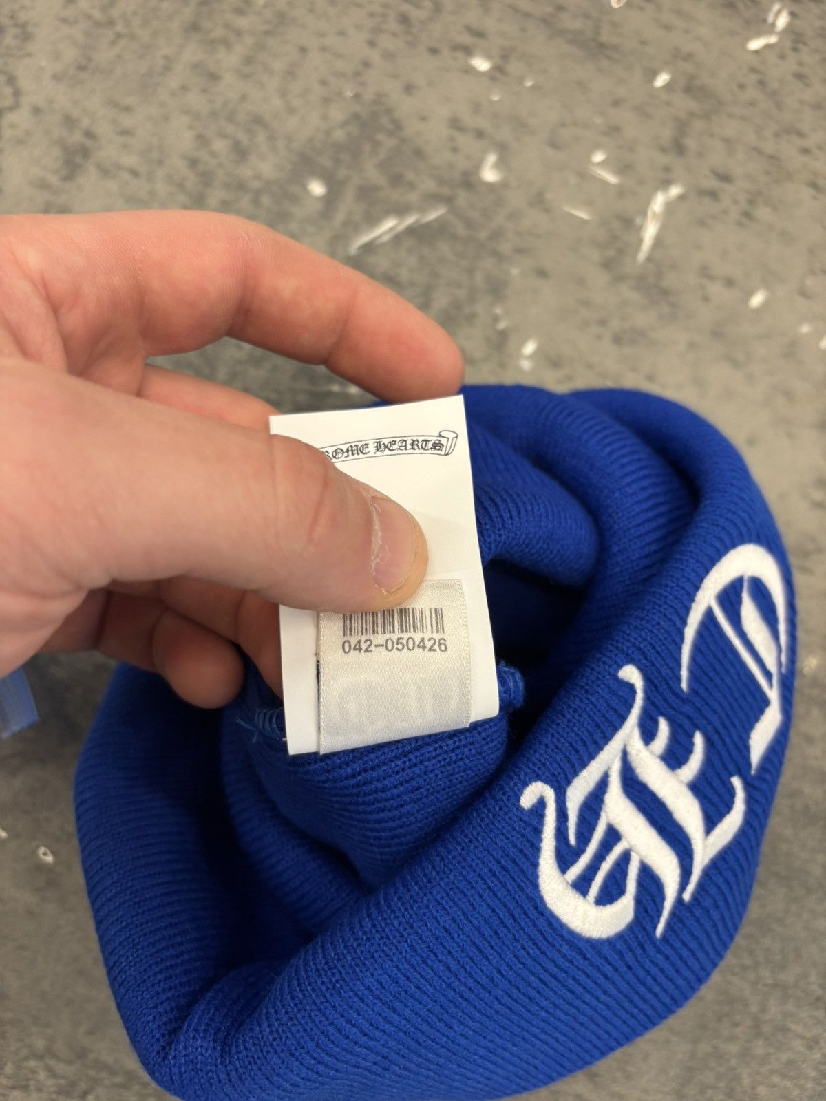 Chrome Hearts DS chrome hearts OS blue beanie Size ONE SIZE - 6 Thumbnail