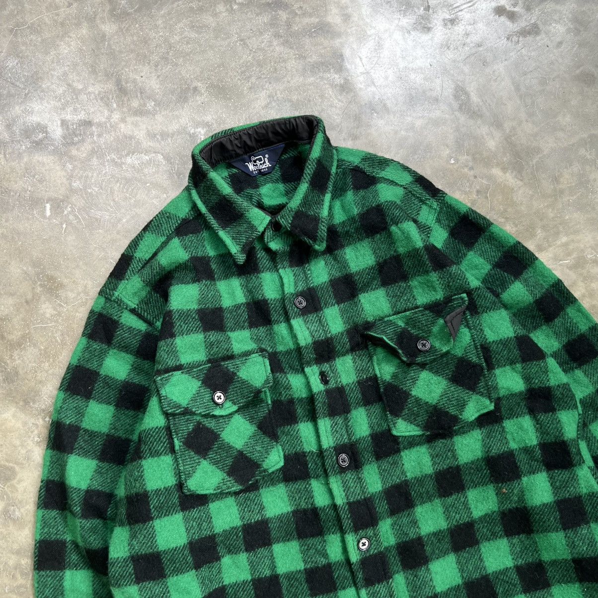Woolrich Woolen Mills Woolrich Wool Outer Flannel Shirt Size US XL / EU 56 / 4 - 2 Thumbnail