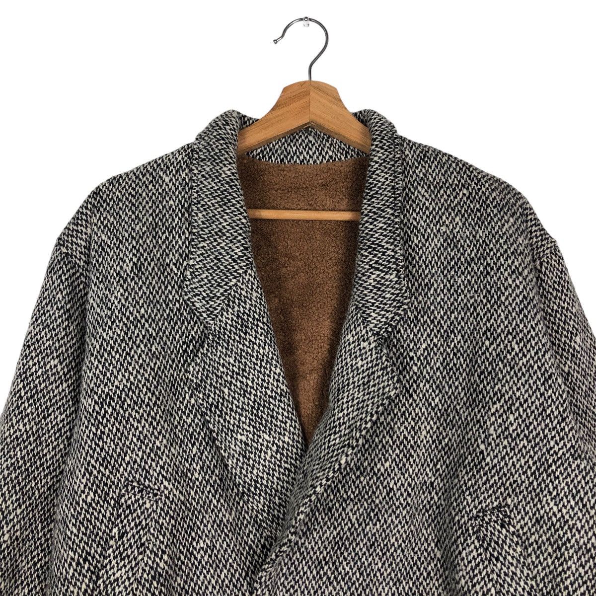 Japanese Brand 🔥Vintage Wool Jacket Herringbone Double Breast Issey Miyake Size US M / EU 48-50 / 2 - 3 Thumbnail