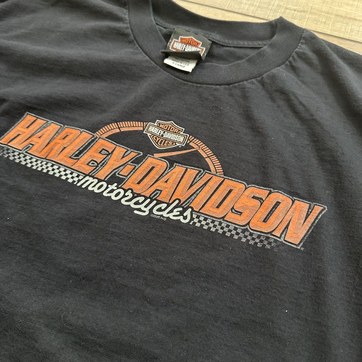 Harley Davidson Vintage 2000s Harley Davidson Made in USA Biker Graphic Tee Size US XL / EU 56 / 4 - 4 Thumbnail