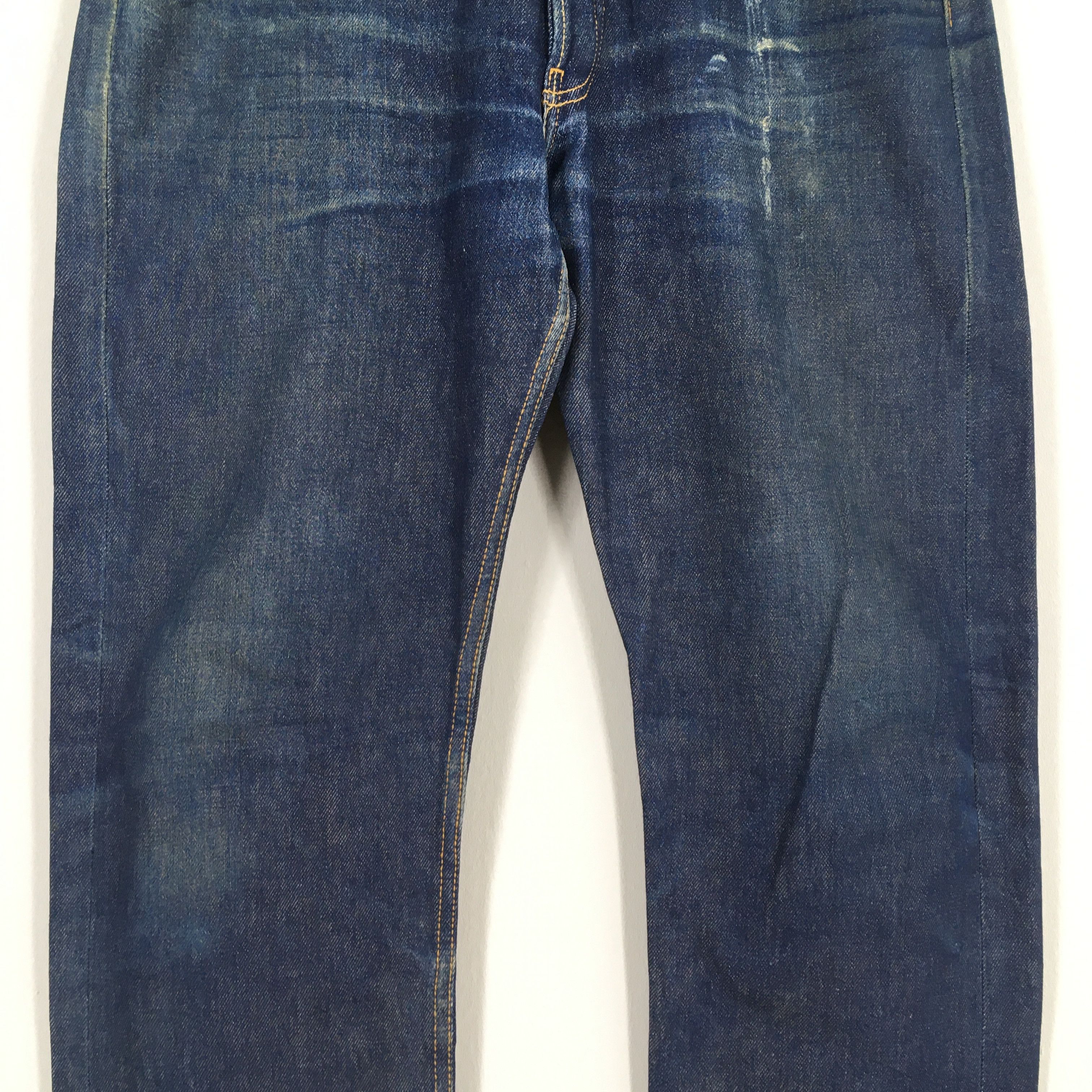 Levi's Size 32x30.5 Vintage 90s Levi's 501 Faded Blue Jeans S428 Size US 32 / EU 48 - 3 Thumbnail