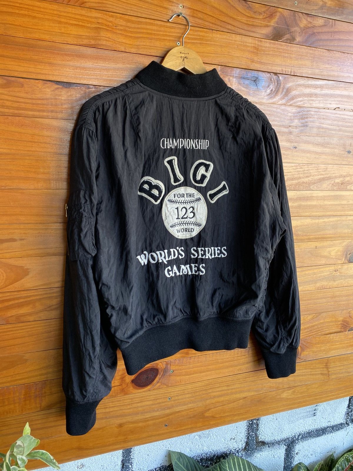 BIGI Vintage 1980s BIGI World Series Baseball Bomber Jacket Size US M / EU 48-50 / 2 - 16 Thumbnail