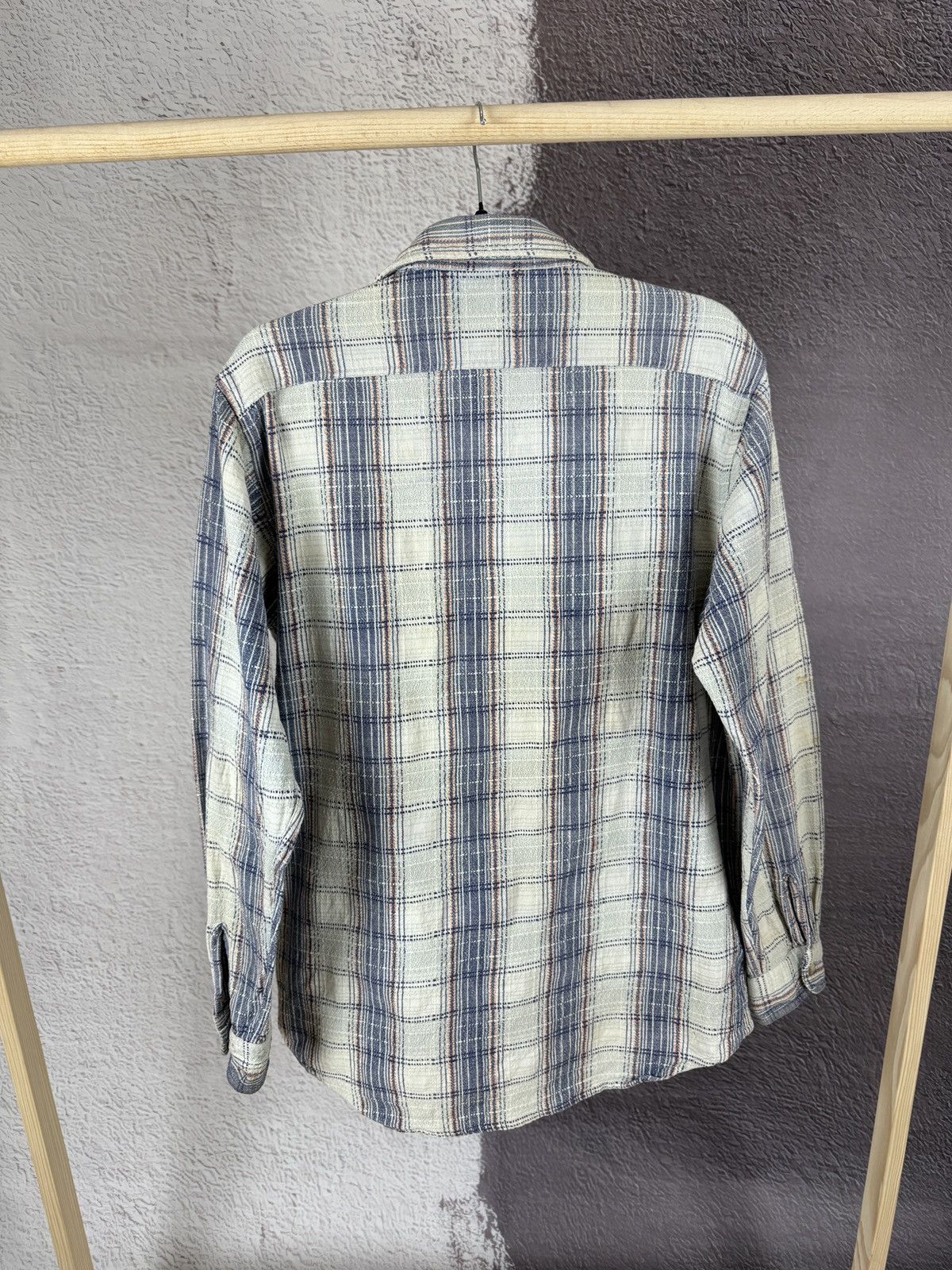 Japanese Brand OshKosh bgosh vintage Japan Workwear checkered flannel shirt Size US M / EU 48-50 / 2 - 15 Thumbnail