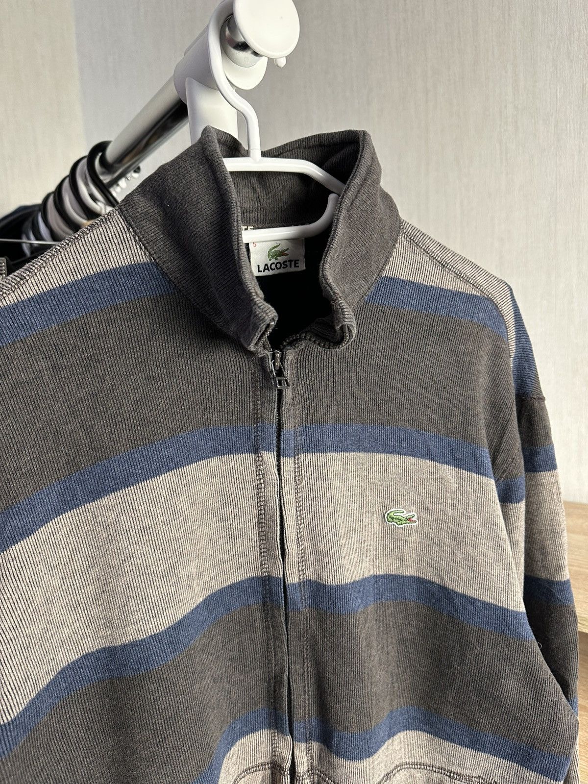 Lacoste Lacoste Vintage Zip Sweater y2k Size US L / EU 52-54 / 3 - 2 Thumbnail