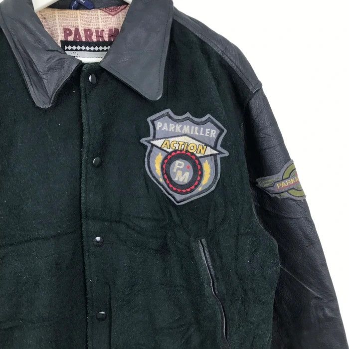 Japanese Brand × Vintage SY0272 VTG PARKMILLER CLUB LEATHER SLEEVE VARSITY JACKETS Size US M / EU 48-50 / 2 - 5 Thumbnail