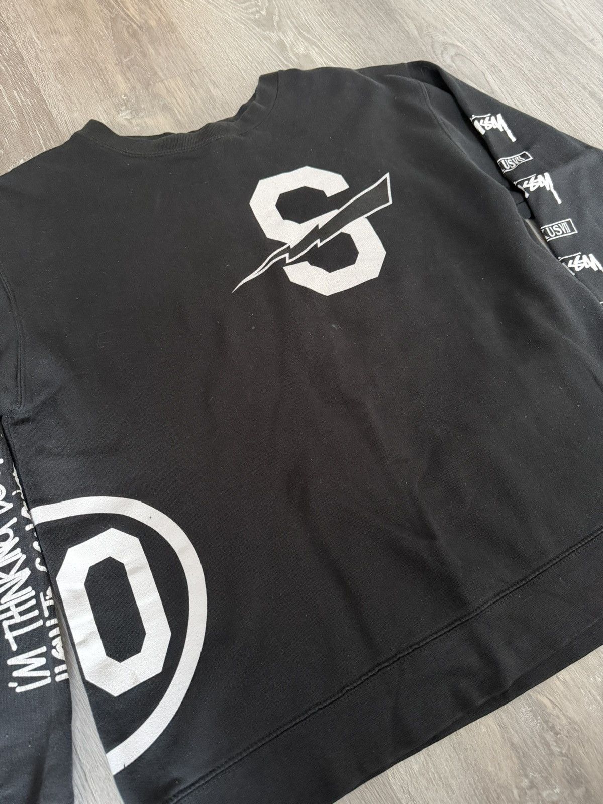 Stussy Stussy x Nexus VII Crewneck Sweater Black Size M Size US M / EU 48-50 / 2 - 3 Thumbnail