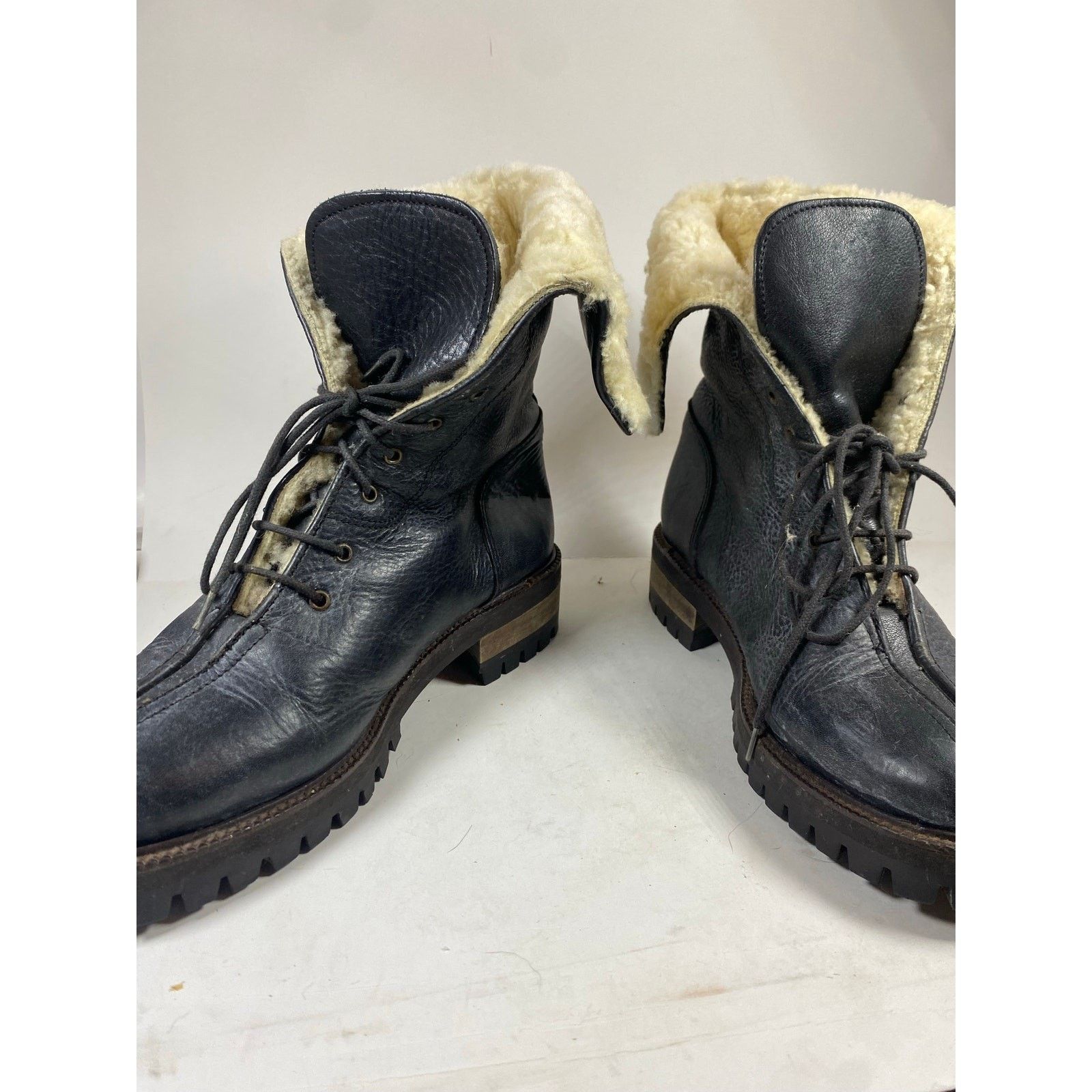 Coach Coach Leather Fur Sherling Boots Black Women's 9 Size US 9 / IT 39 - 4 Thumbnail