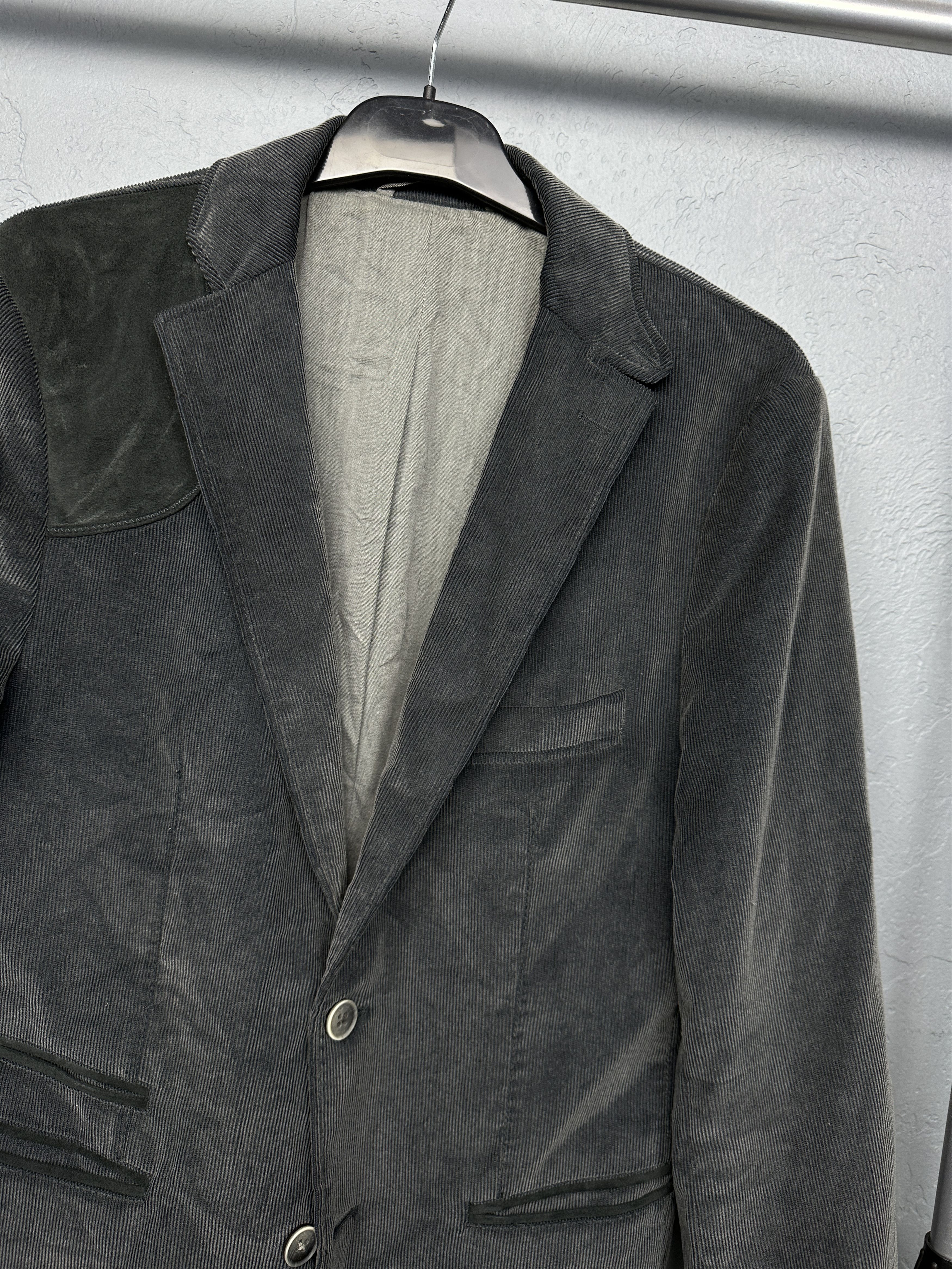Hugo Boss Hugo Boss Mens Corduroy Blazer Jacket Size US M / EU 48-50 / 2 - 2 Thumbnail