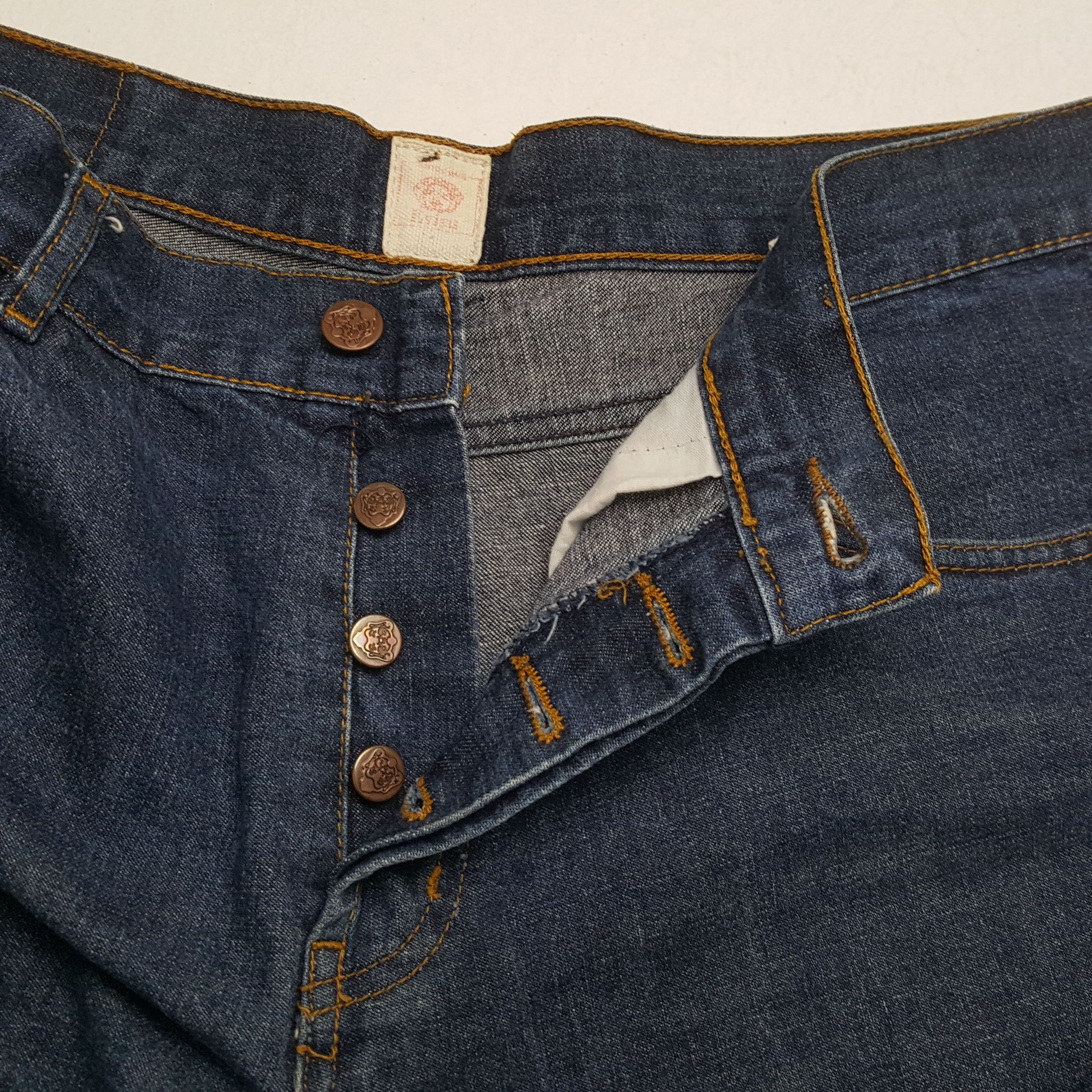 Japanese Brand × Vintage EVISU Japanese Brand Streetwear Custom Daicock Style Jeans Size US 31 - 12 Thumbnail