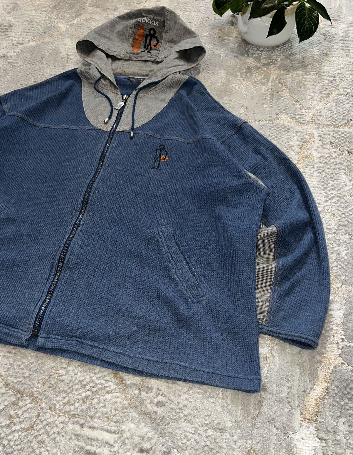 Adidas × Vintage ADIDAS STREETBALL VINTAGE 90S ZIP HOODIE Y2K SWEATSHIRT Size US L / EU 52-54 / 3 - 7 Thumbnail