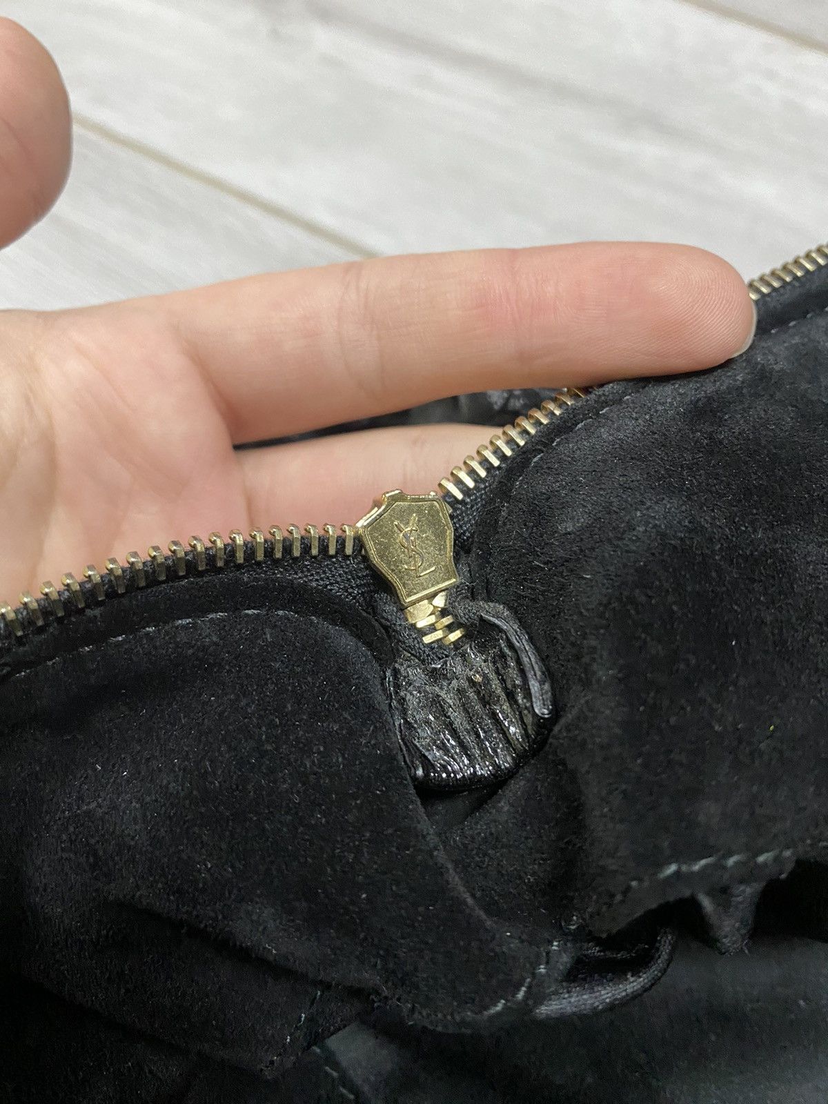 Yves Saint Laurent YSL Yves Saint Laurent Rive Gauche leather handle bag Size ONE SIZE - 8 Thumbnail