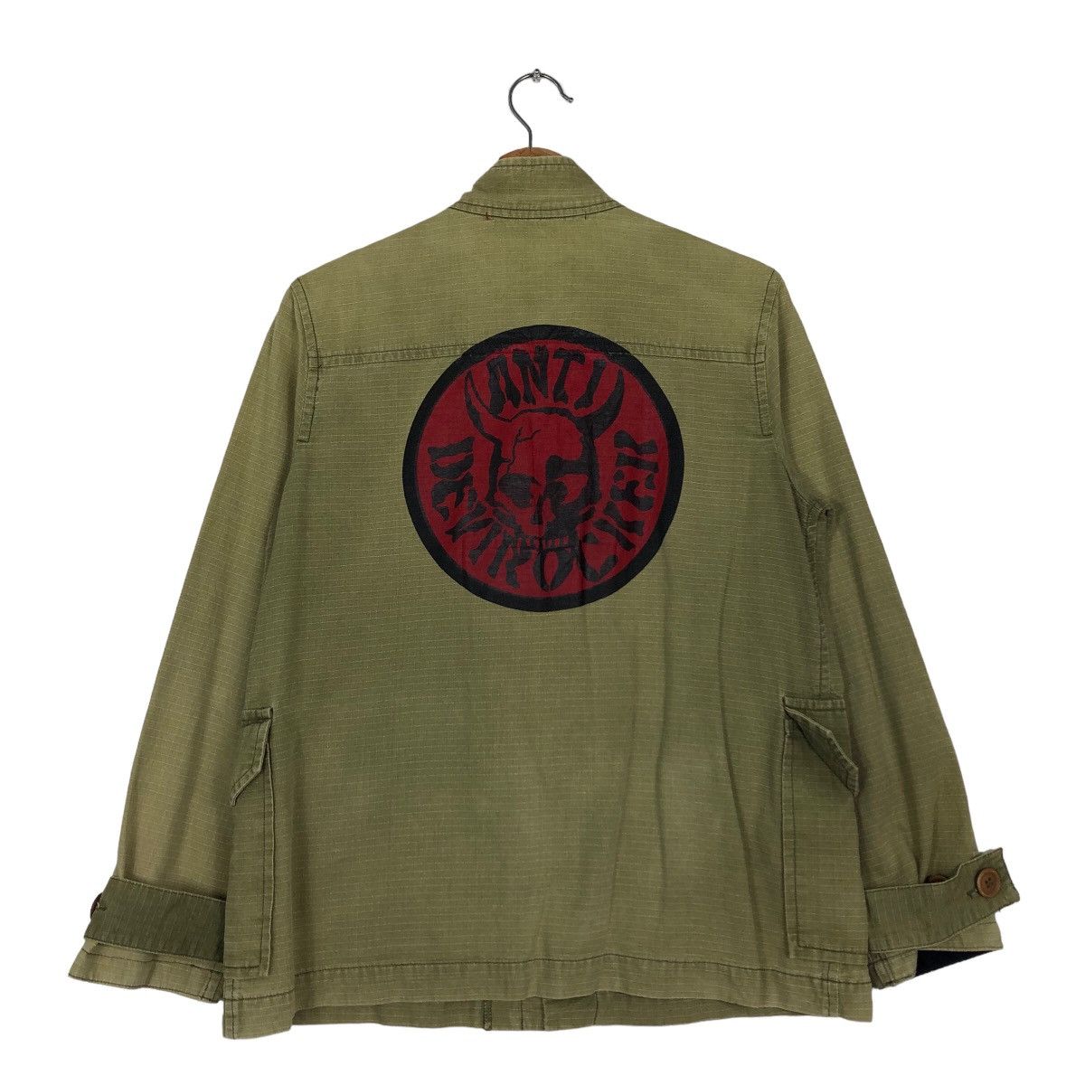 Japanese Brand 🔥Here There Chore Jacket Punk Design Distressed Style Size US M / EU 48-50 / 2 - 8 Thumbnail