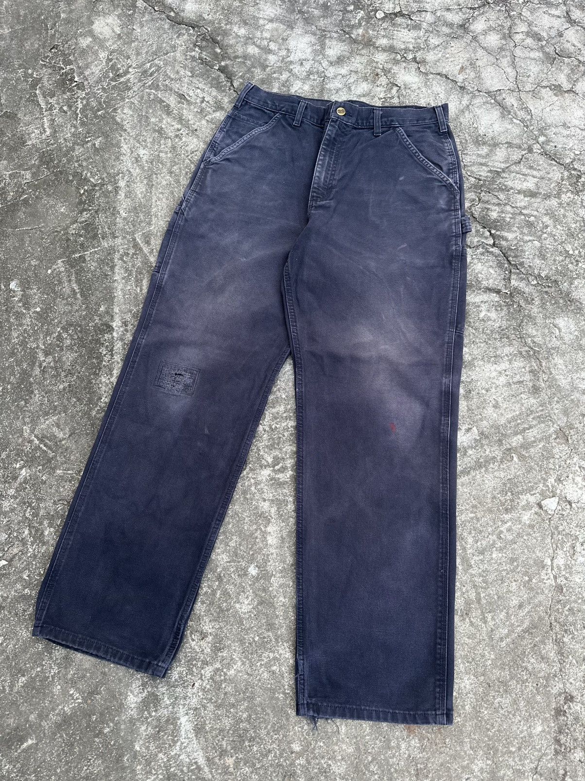 Carhartt × Vintage (34x31) Crazy Vintage Y2K Carhartt Carpenter Pants B11 MDT Size US 34 / EU 50 - 2 Thumbnail