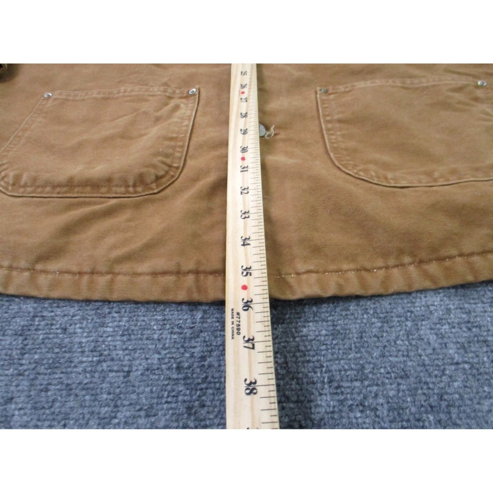 Carhartt VINTAGE Carhartt Jacket Mens 2XL Brown Cotton Canvas Lined Thermal Wind-Resistant Pockets Outdoors Coat Size US XXL / EU 58 / 5 - 4 Thumbnail