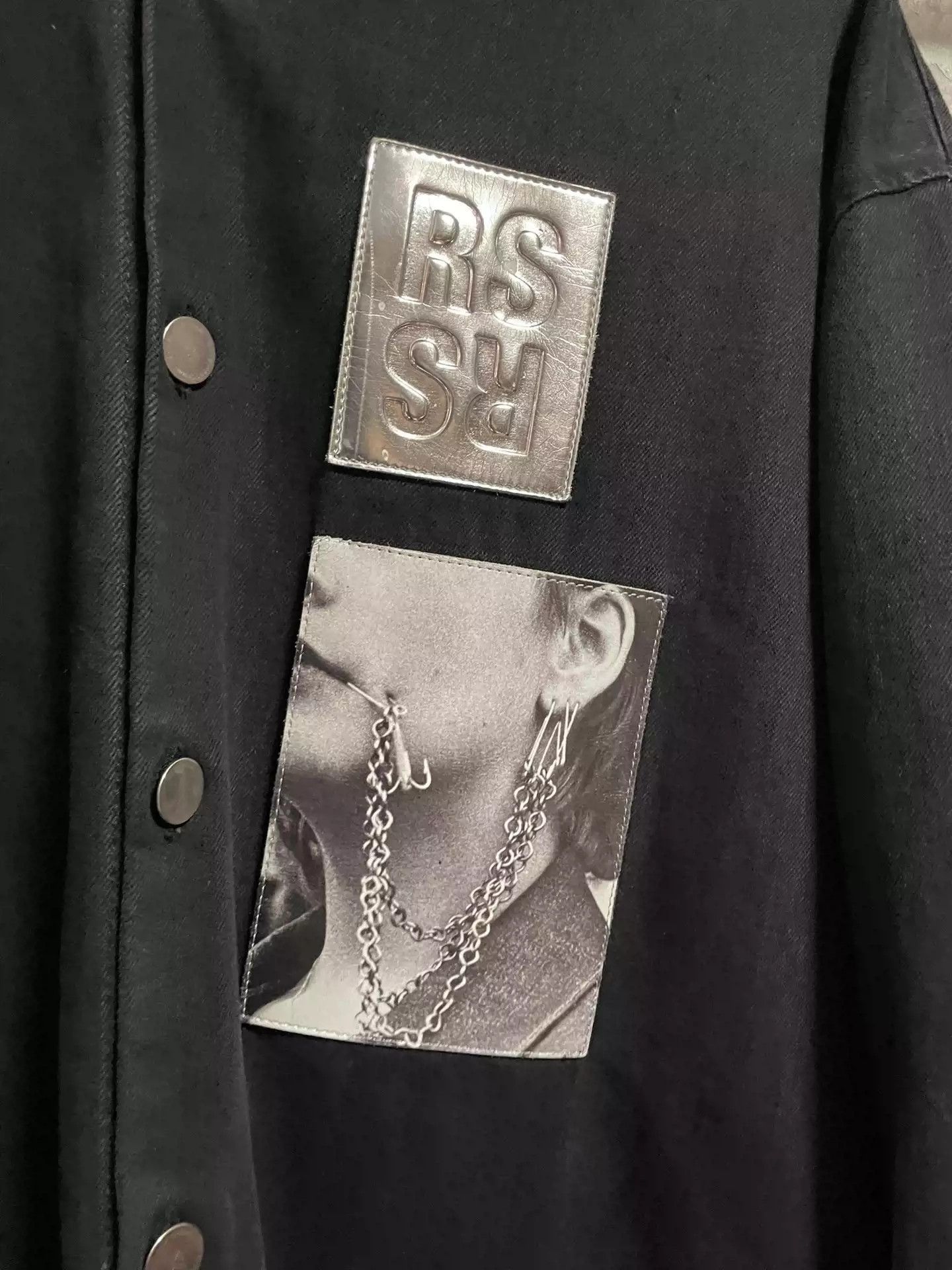 Raf Simons raf simons portrait leather silhouette denim jacket-2505 Size US L / EU 52-54 / 3 - 3 Thumbnail