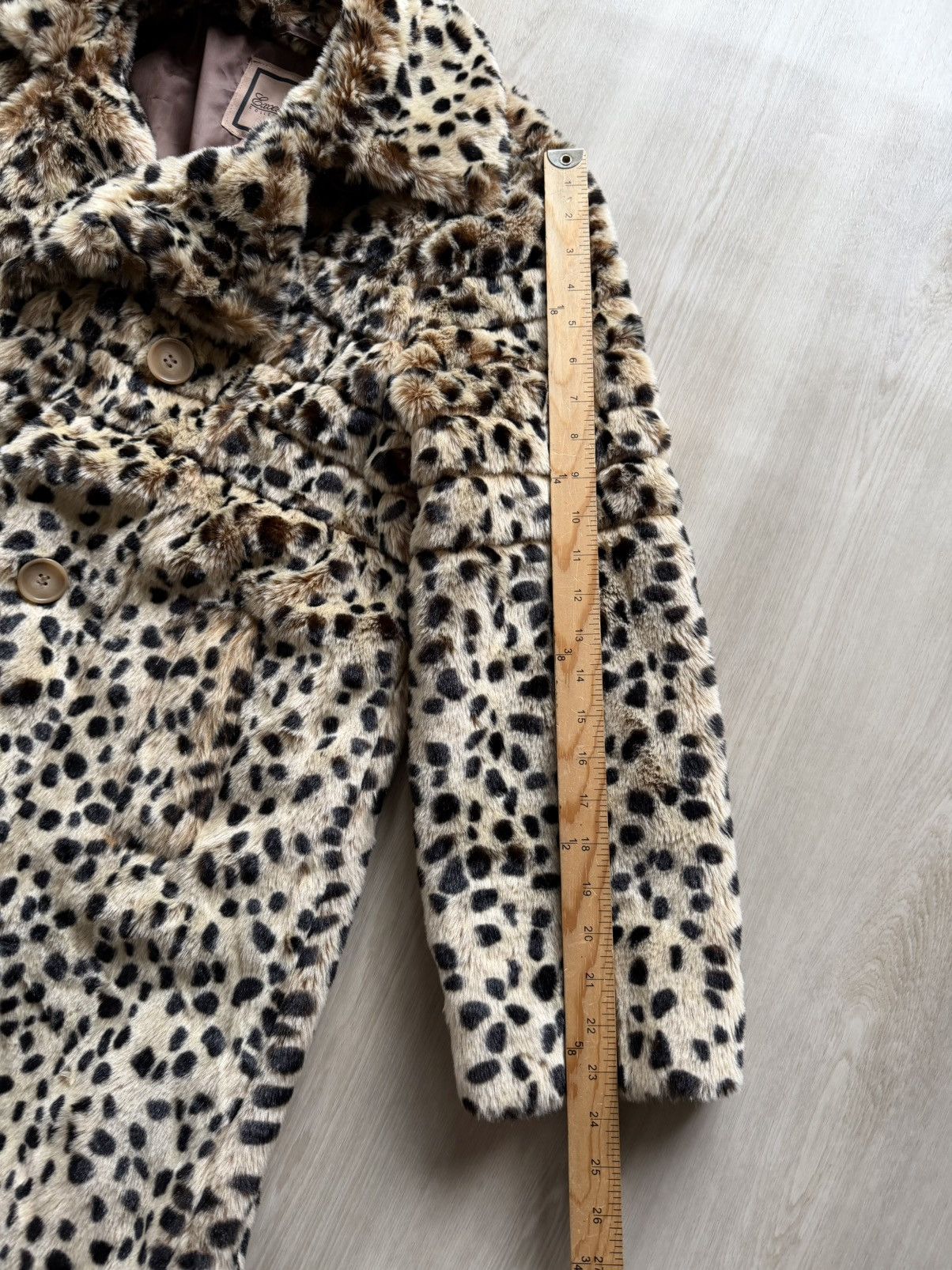 Vintage Vintage Excelled Collection Faux Fur Leopard Print Coat Sz M Size M / US 6-8 / IT 42-44 - 5 Thumbnail